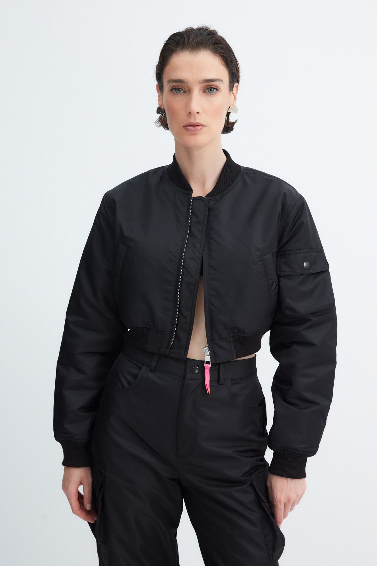 Trendyol Collection Jacket Black Fitted Trendyol