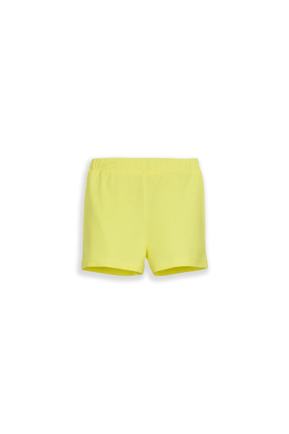 Yellow dance shorts top