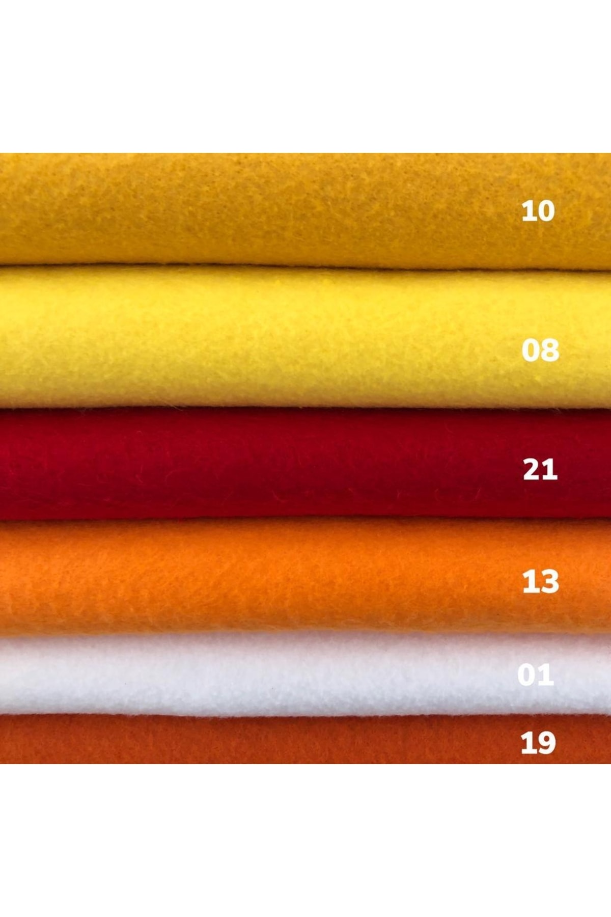 Yumuşakkeçe Ince Yumuşak Keçe 100*50 Cm 6 Farklı Renk