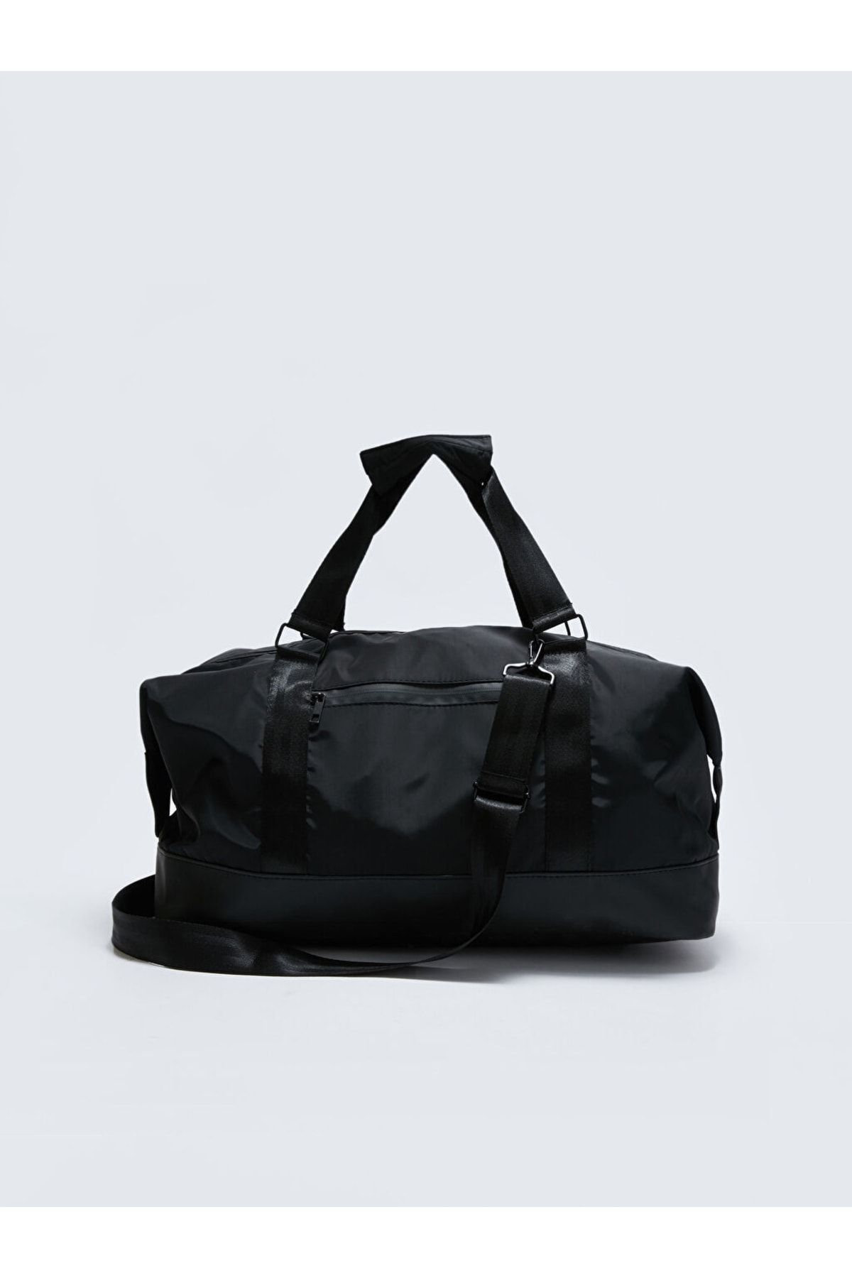 Plain black shop gym bag