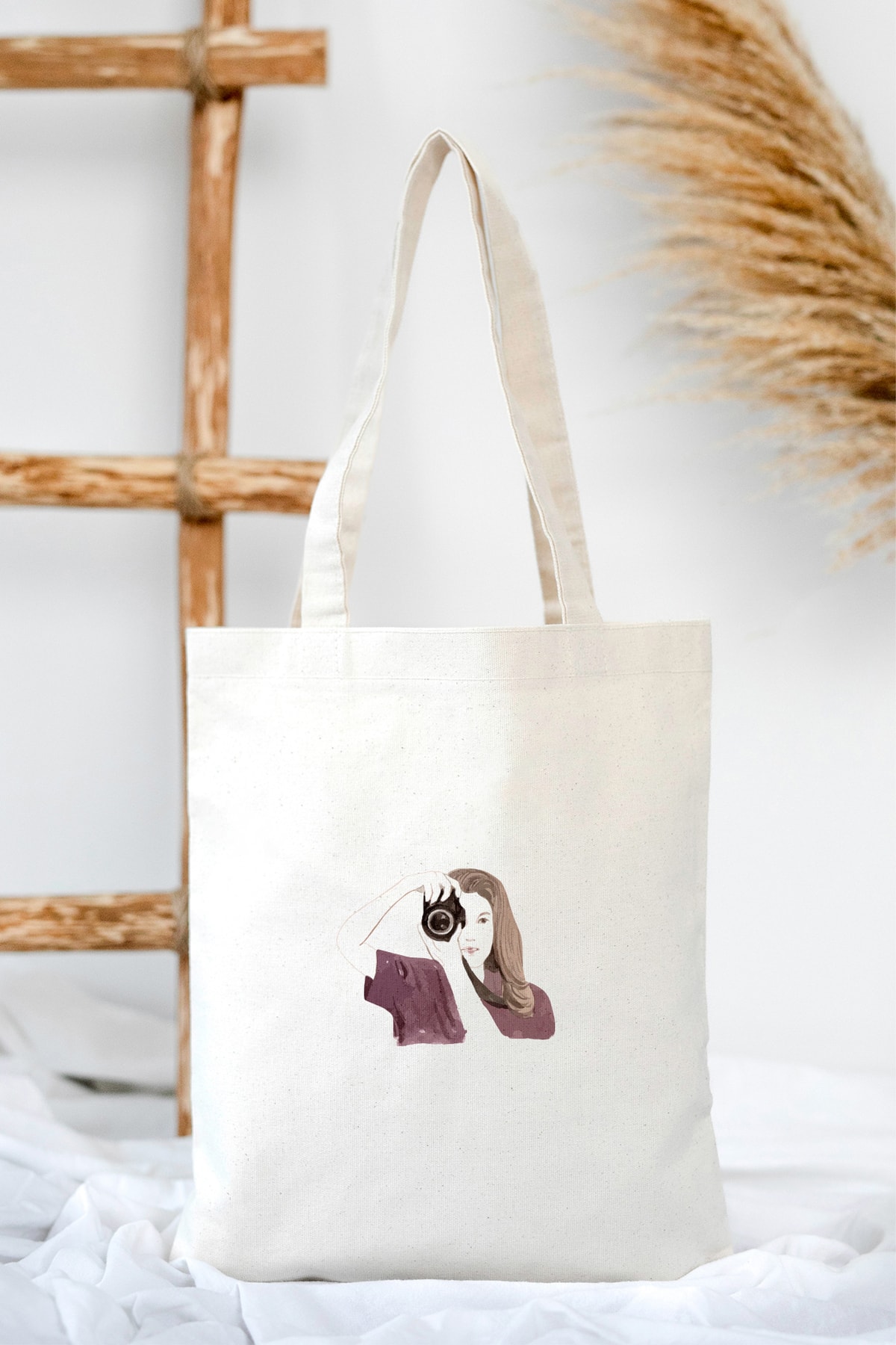Canvas Tote Bag - Photographer (35x40cm - 320gr 100% Cotton)
