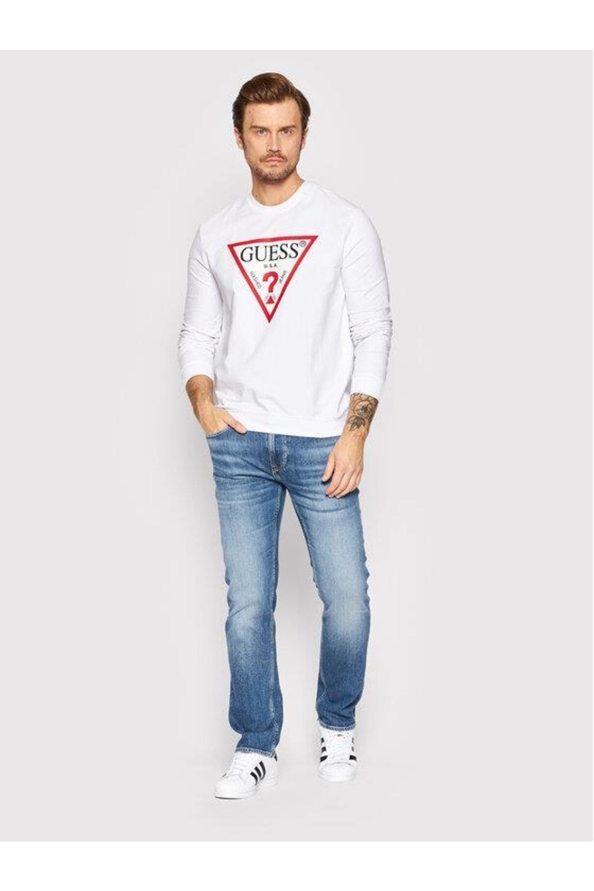 Guess shop sweatshirt white