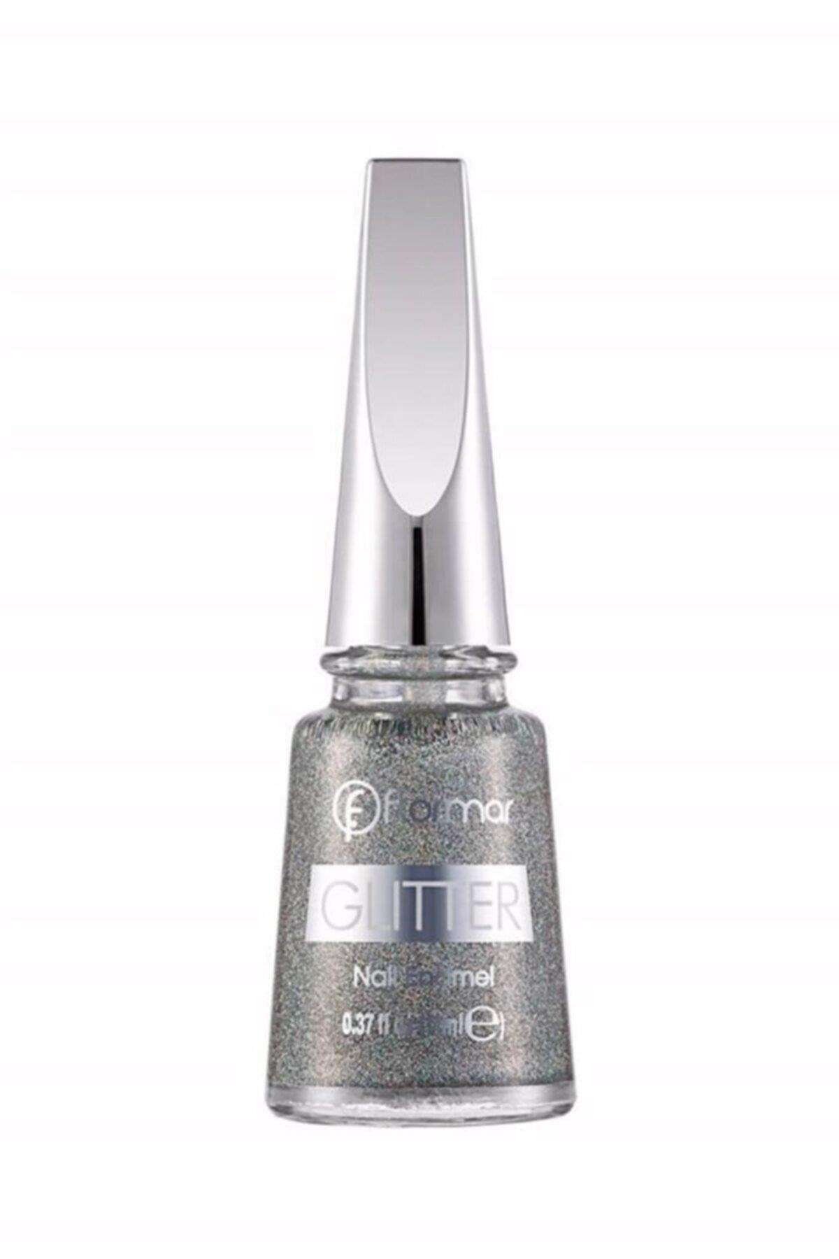 Flormar Glitter 38 Holographic Silver
