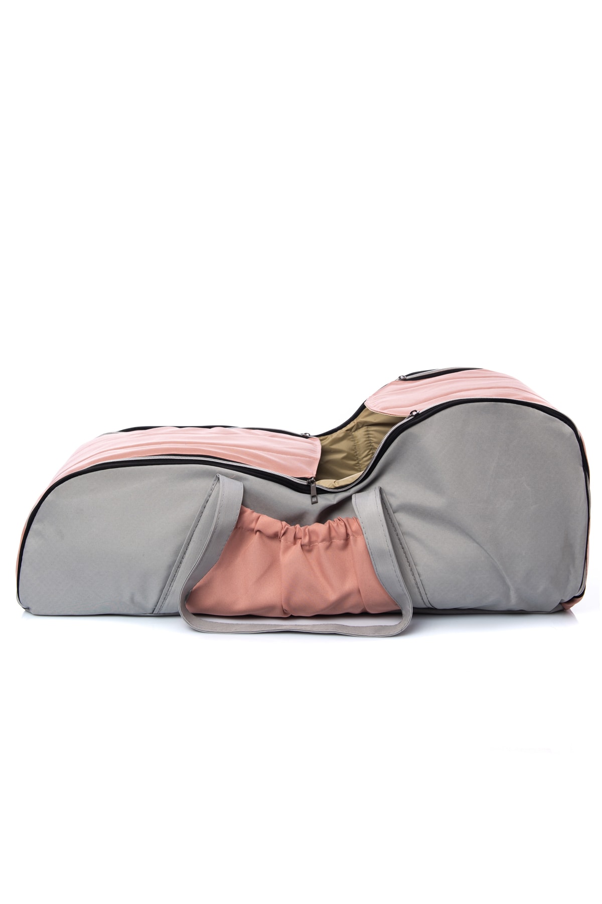 USF Portbebe Ana Kucağı Puset Bebek Taşıma (sıvı Ve Rüzgar Geçirmez) Gri-pembe fotoğrafı 3 (önizleme)