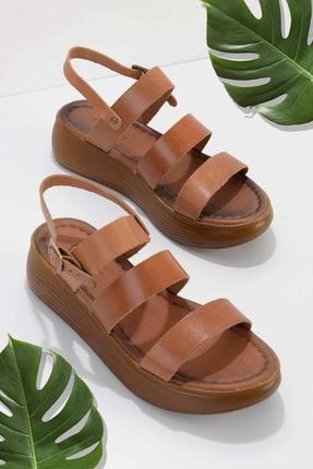 Taba Leather Kadın Sandalet Fr K056850526