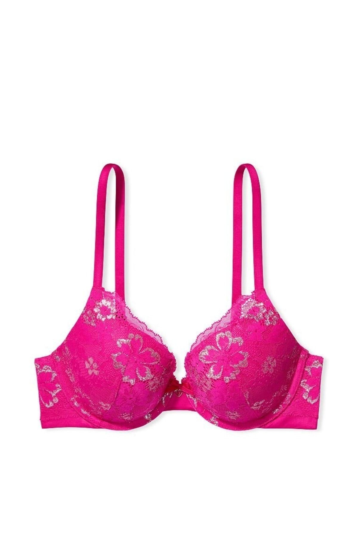 Victoria's Secret, Intimates & Sleepwear, Bin 6 Victoria Secret Lacey Semi  Sheer Bra Underwired Victorian Pink Size 34dd