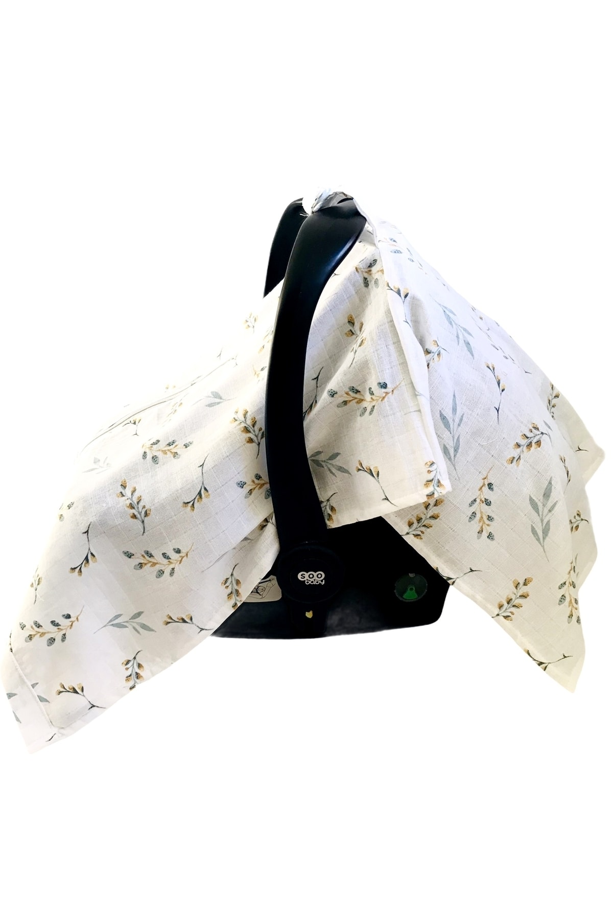 JUNİPERUS Fermuarlı Yaprak Müslin Bezi Puset Örtüsü fotoğrafı 6 (önizleme)