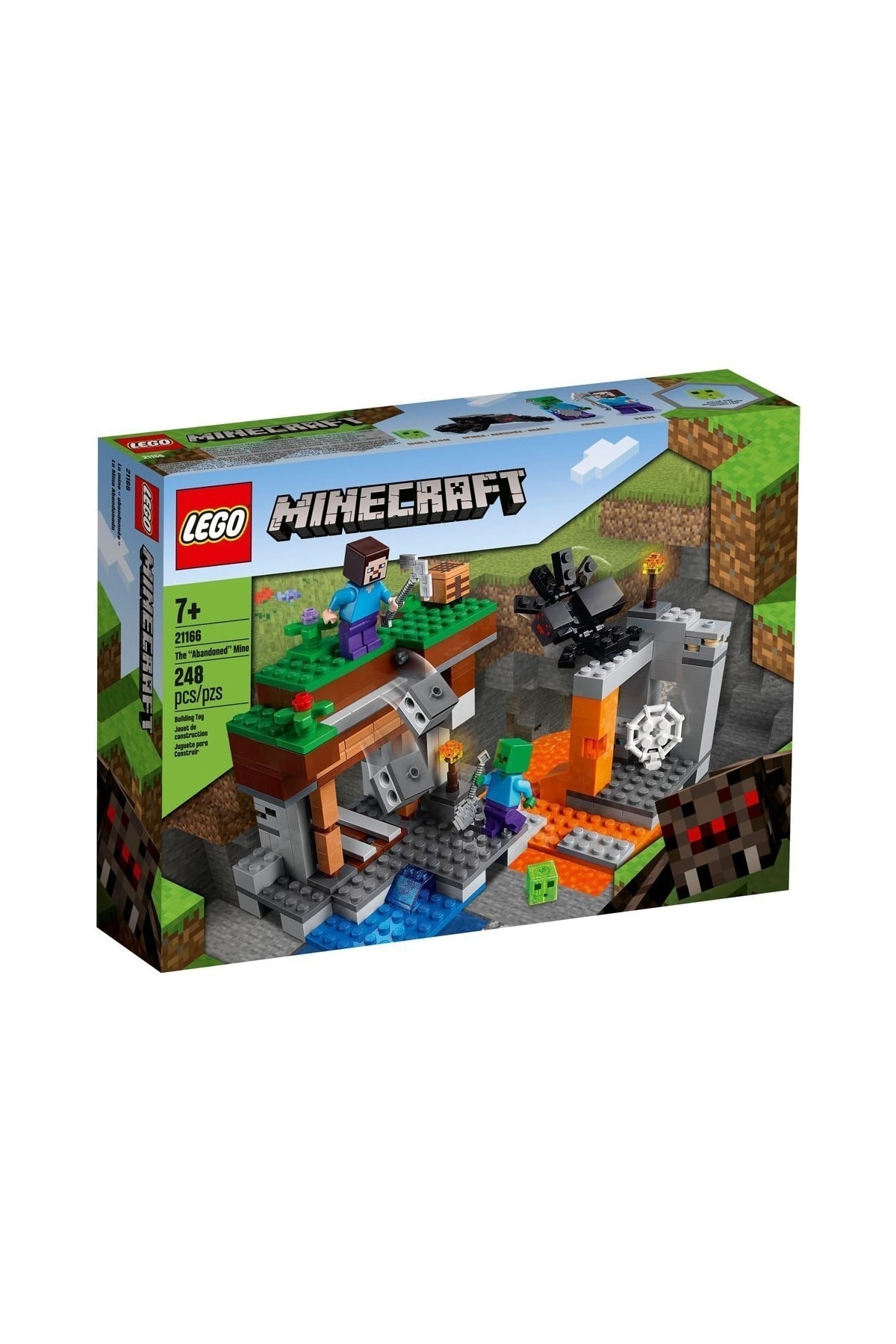LEGO 21166 ® Minecraft™ Terk Edilmiş Maden /248 Parça / +7 Yaş