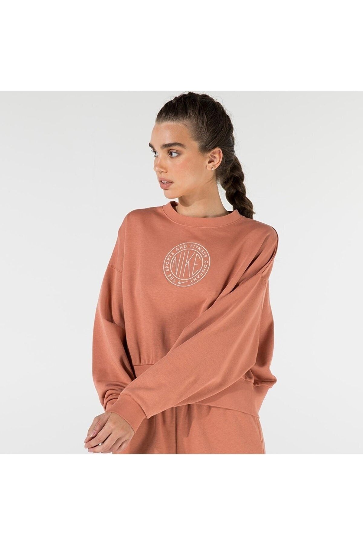 Nike Sportswear Femme Women's Brown Sweatshirt - Trendyol