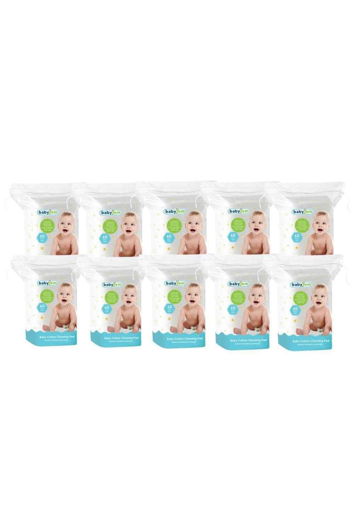 Babyjem Bebek Temizleme Pamuğu 60 X 10 Adet