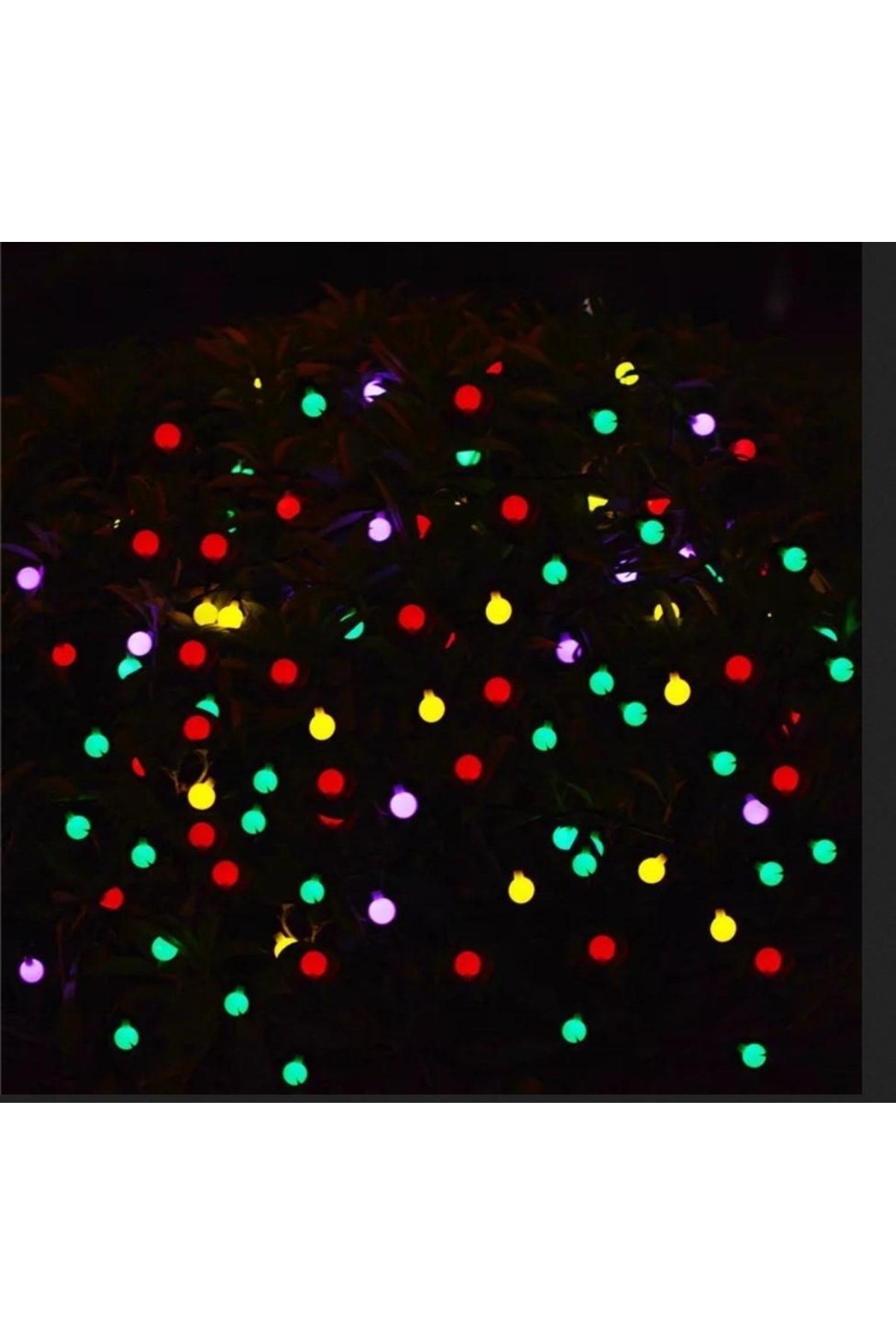 Opak RGB Güneş Enerjili 7 Metre 49 Led Rgb Işık Bahçe Teras Parti Balkon Süsü Aydınlatma Lambası 4