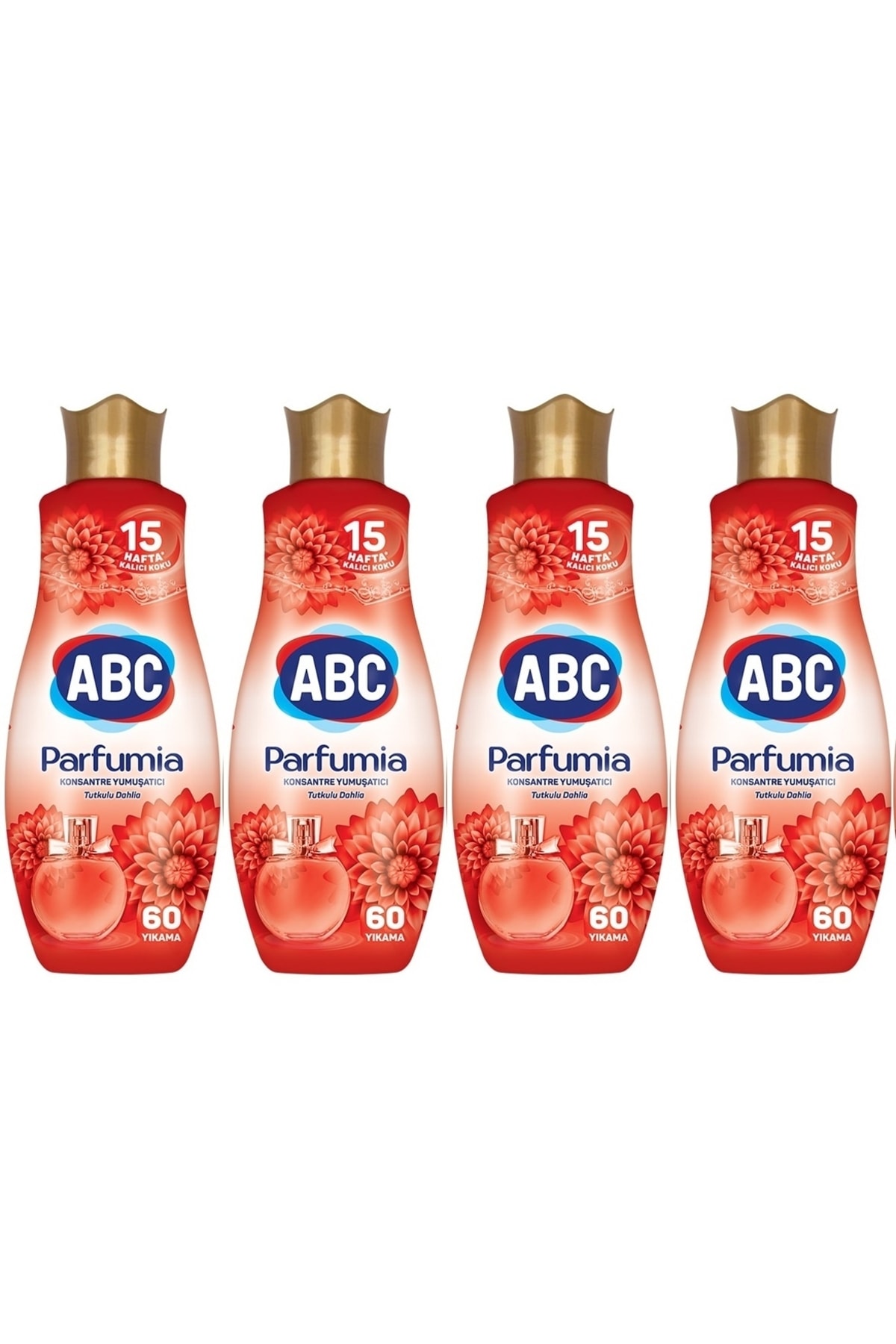 ABC Konsantre Yumuşatıcı Parfumıa Tutkulu Dahlıa 1440 Mlx4 Adet