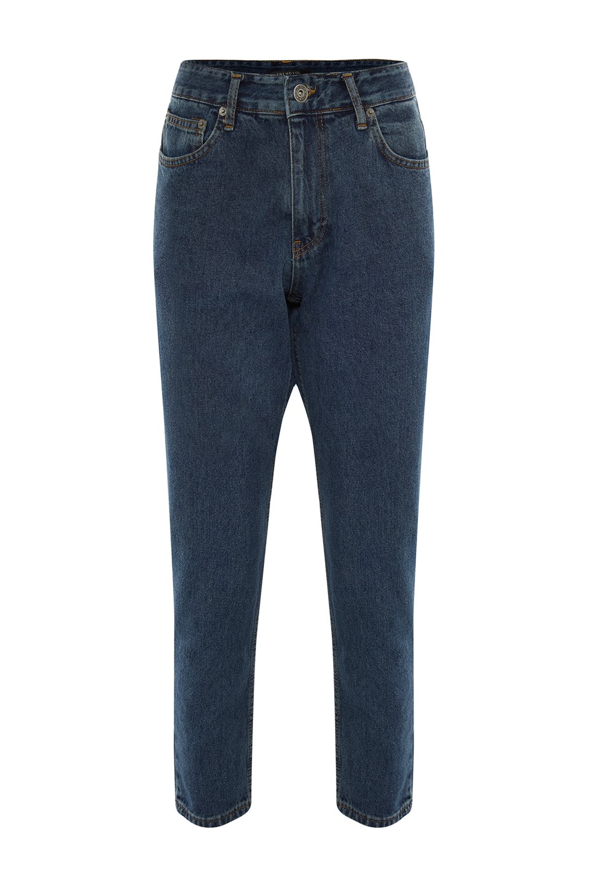 Dark blue outlet boyfriend jeans