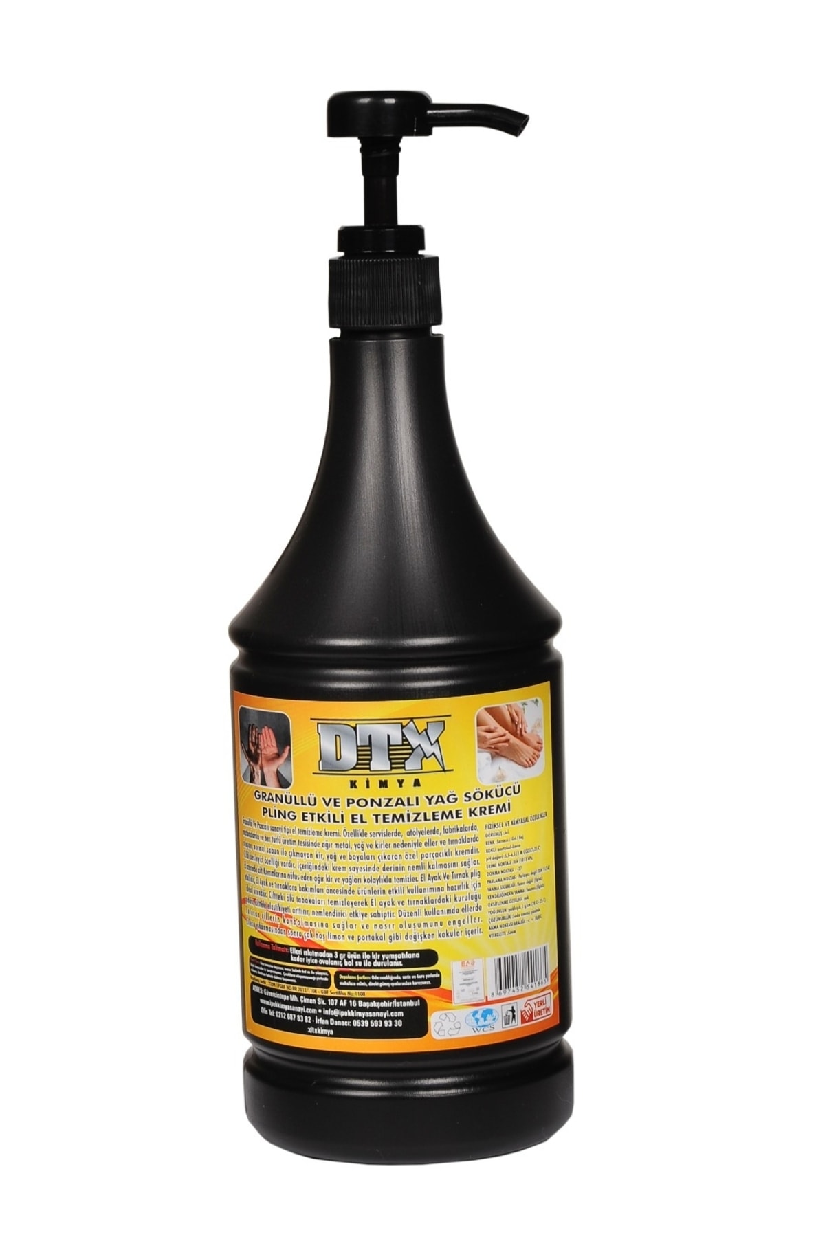 Sanayi Tipi Granüllü El Temizleme Kremi ( Sabunu ) 1 Kg