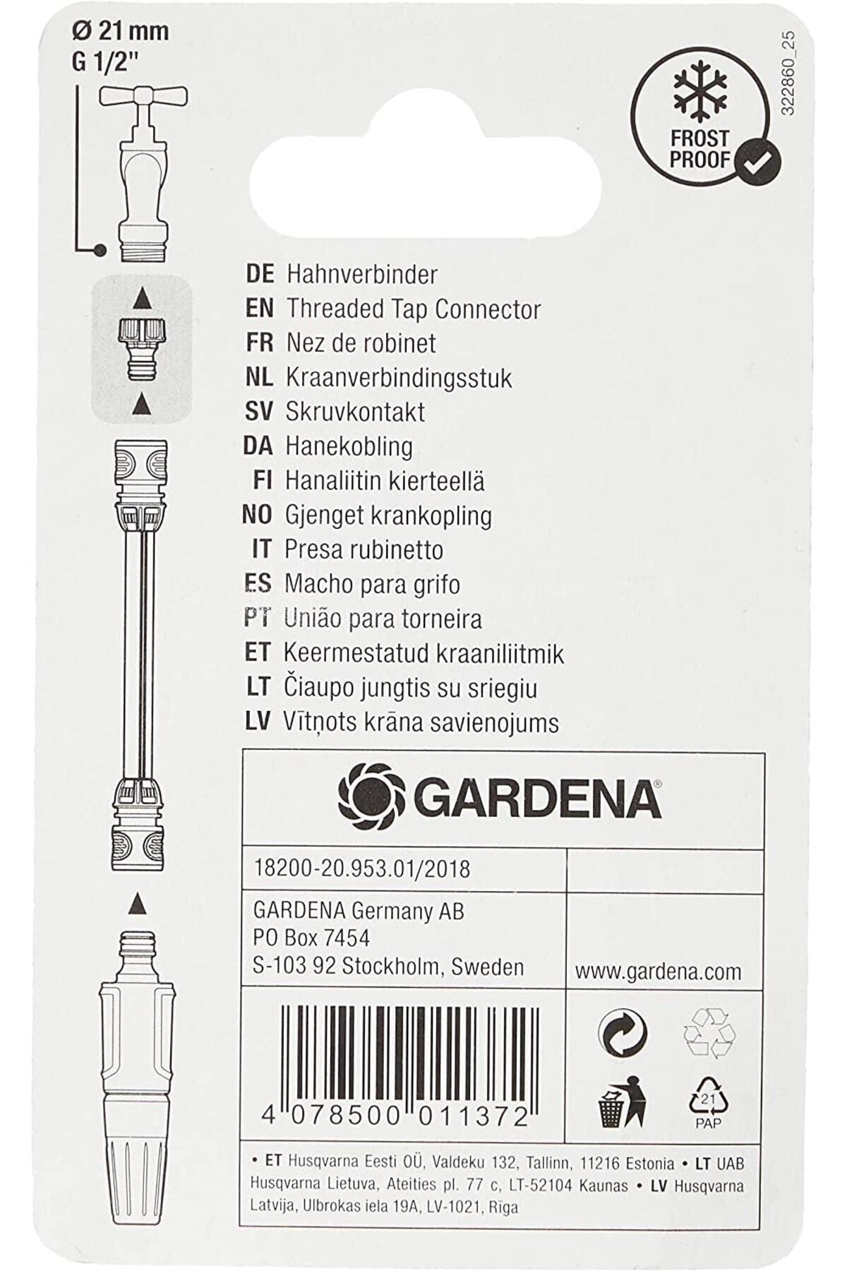 18200 Musluk Bağlantısı 21 Mm (g 1/2') 2