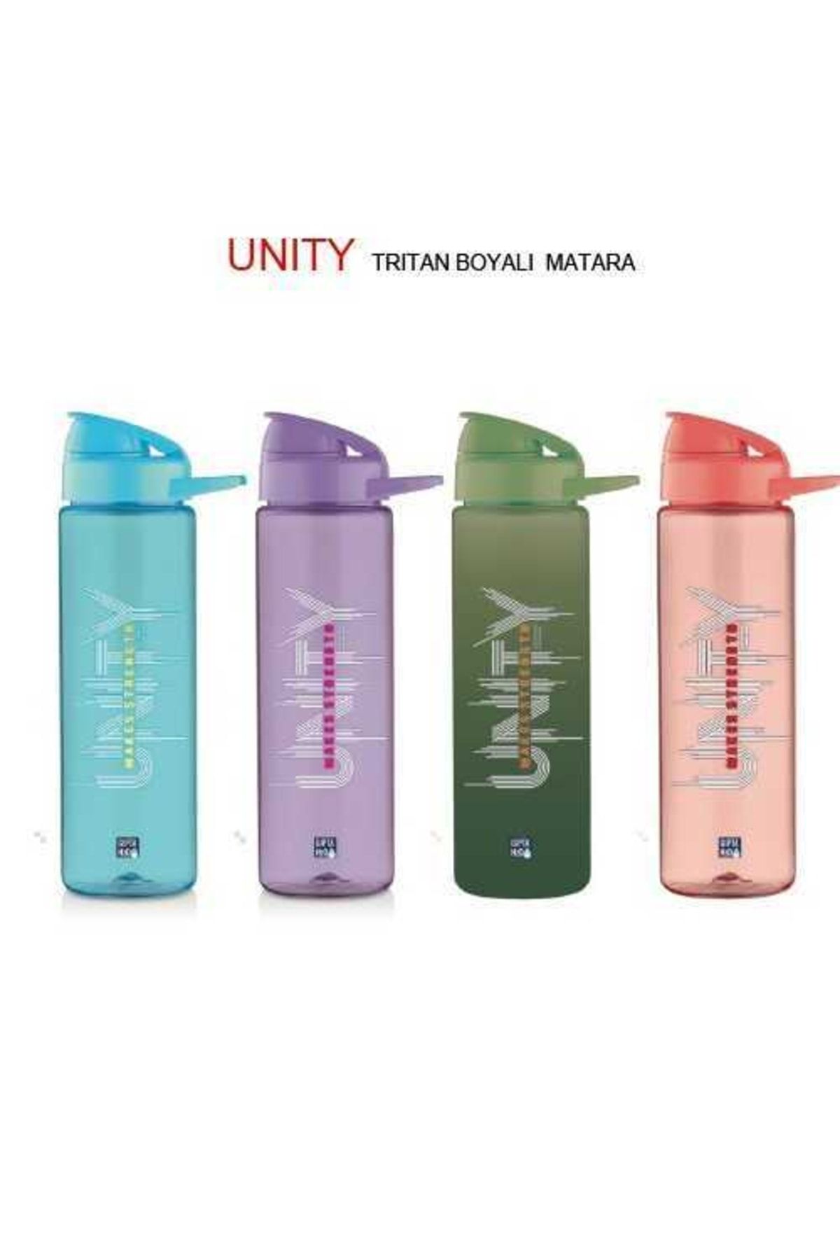 Gıpta-Unity Tritan Painted Patterned Flask 630 Cc (Piece Price, Mixed Color) 1