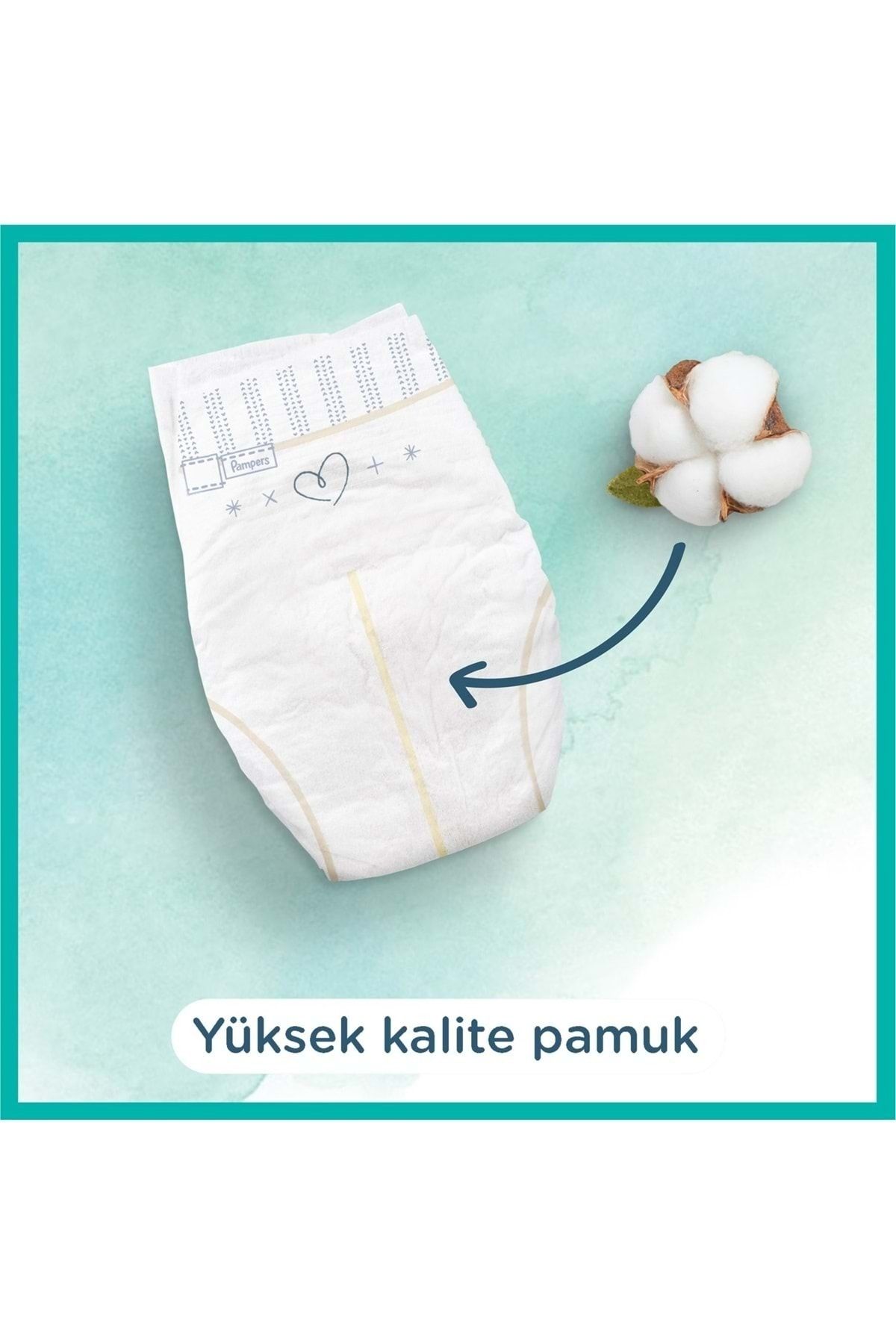 Prima Pampers Harmonie Bebek Bezi Beden:4 (9-14kg) Maxi 38 Adet Süper Ekonomik Pk UX10207