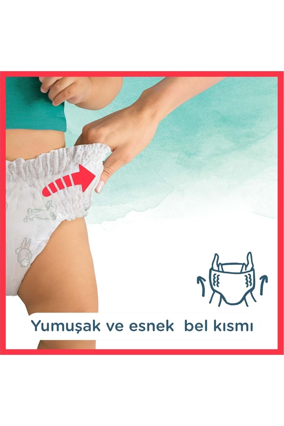 Prima Pampers Harmonie Pants Külot Bebek Bezi Beden:5 (12-17kg) Junior 40 Adet Süper Ekonomik Pk UX10188