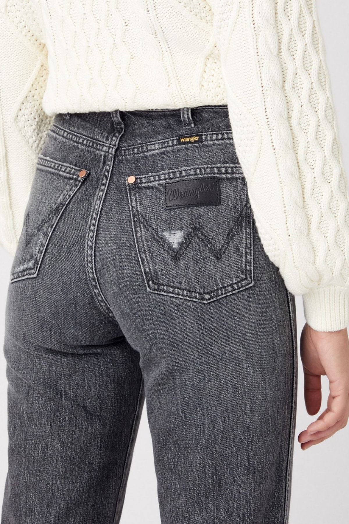 WRANGLER-Mom Denim Fit Jeans-Jeans mit hoher Taille und schmalem Bein 4