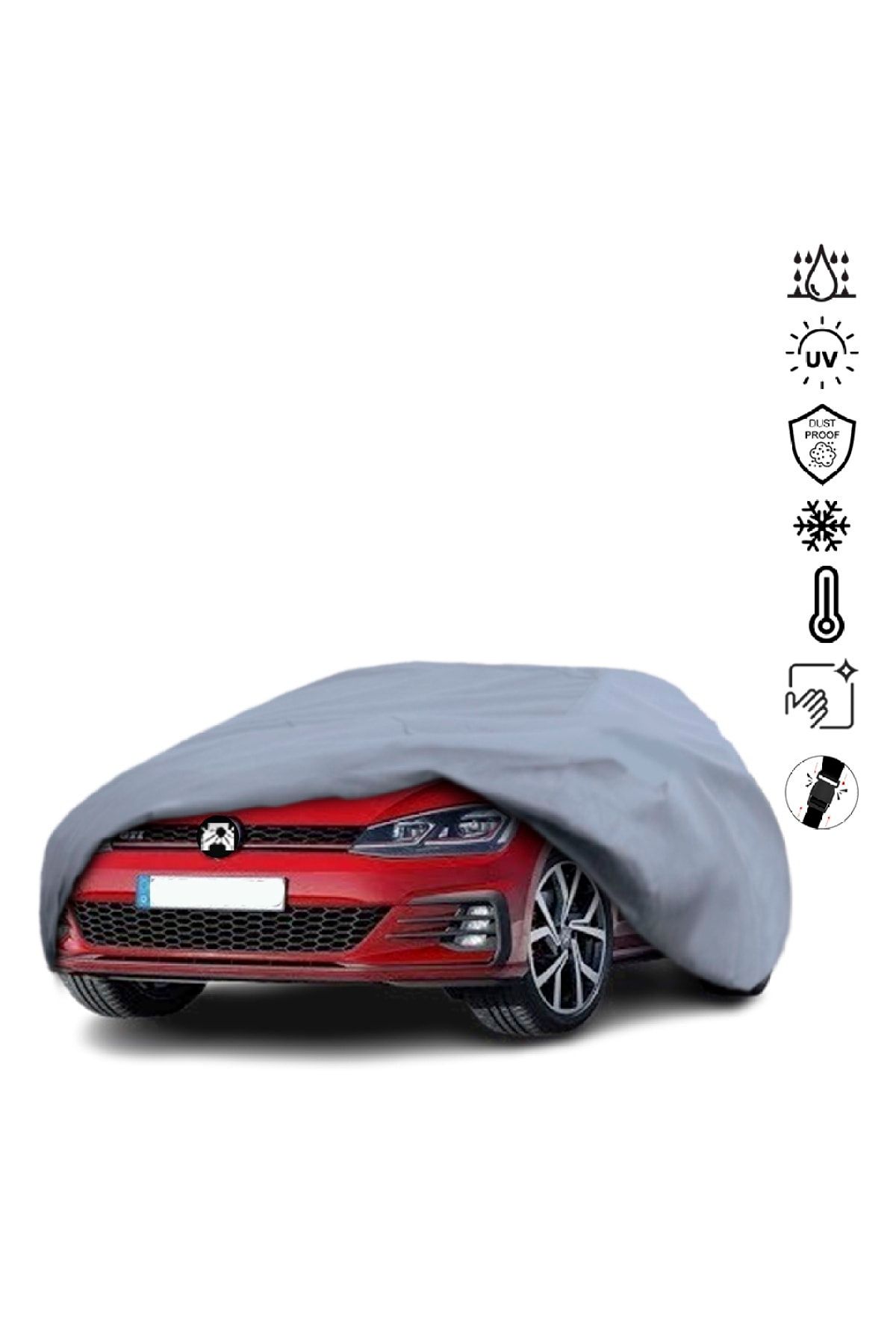 Volkswagen Golf 7 (2012-2020) Araba Brandası Miflonlu Su Geçirmez Araba Brandası Uv Koruyuculu