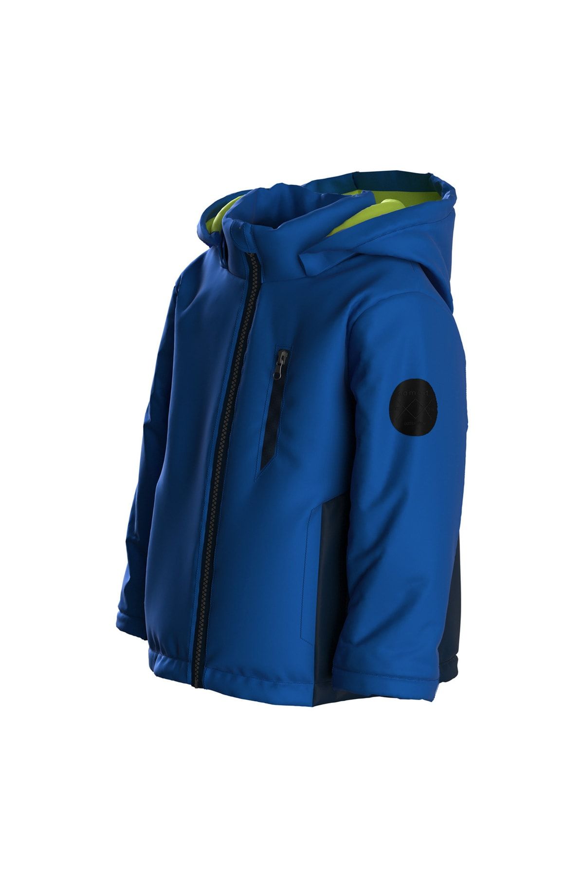 name it Mavi Bebek Mont Yorumları Block - Color Pb Jacket Nmmmıkael Trendyol Fiyatı