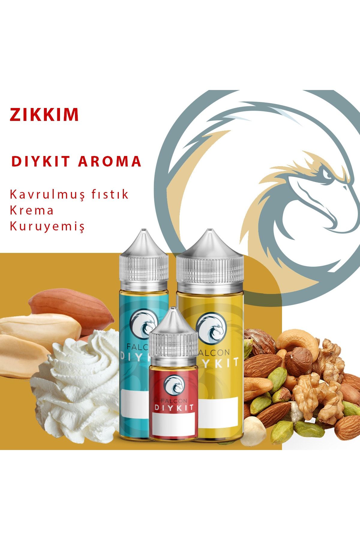 Falcon Kimya Zıkkım - 60 ml Dıykıt Aroma (12 ML AROMA İÇERİR)
