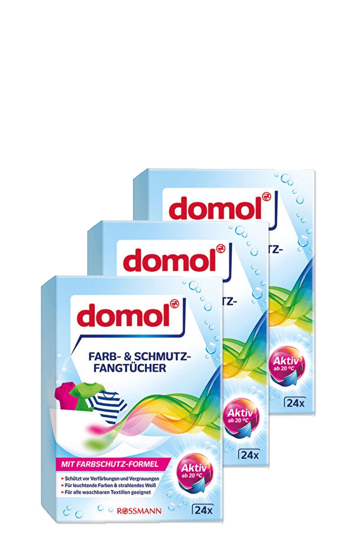 DOMOL Renk Ayırıcı Mendil 24'lü (3 Adet)