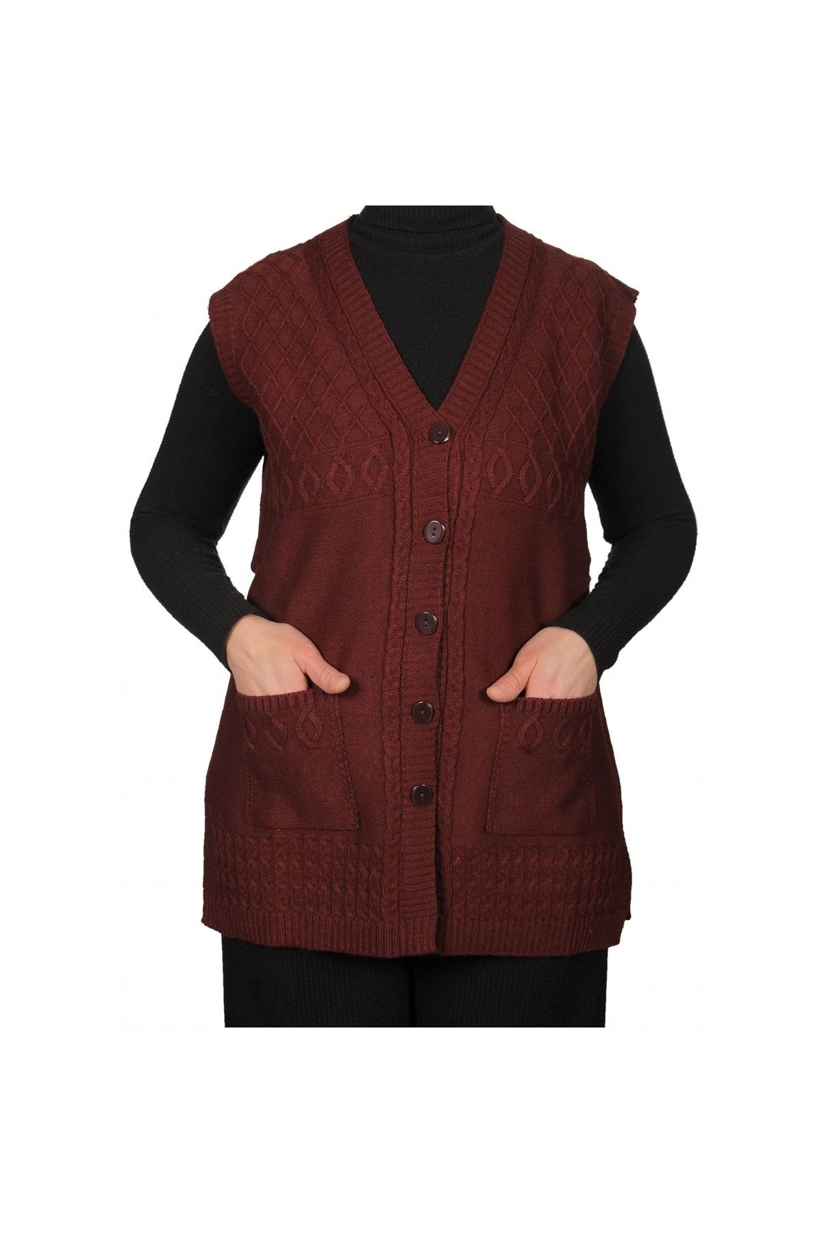Plus size deals burgundy vest
