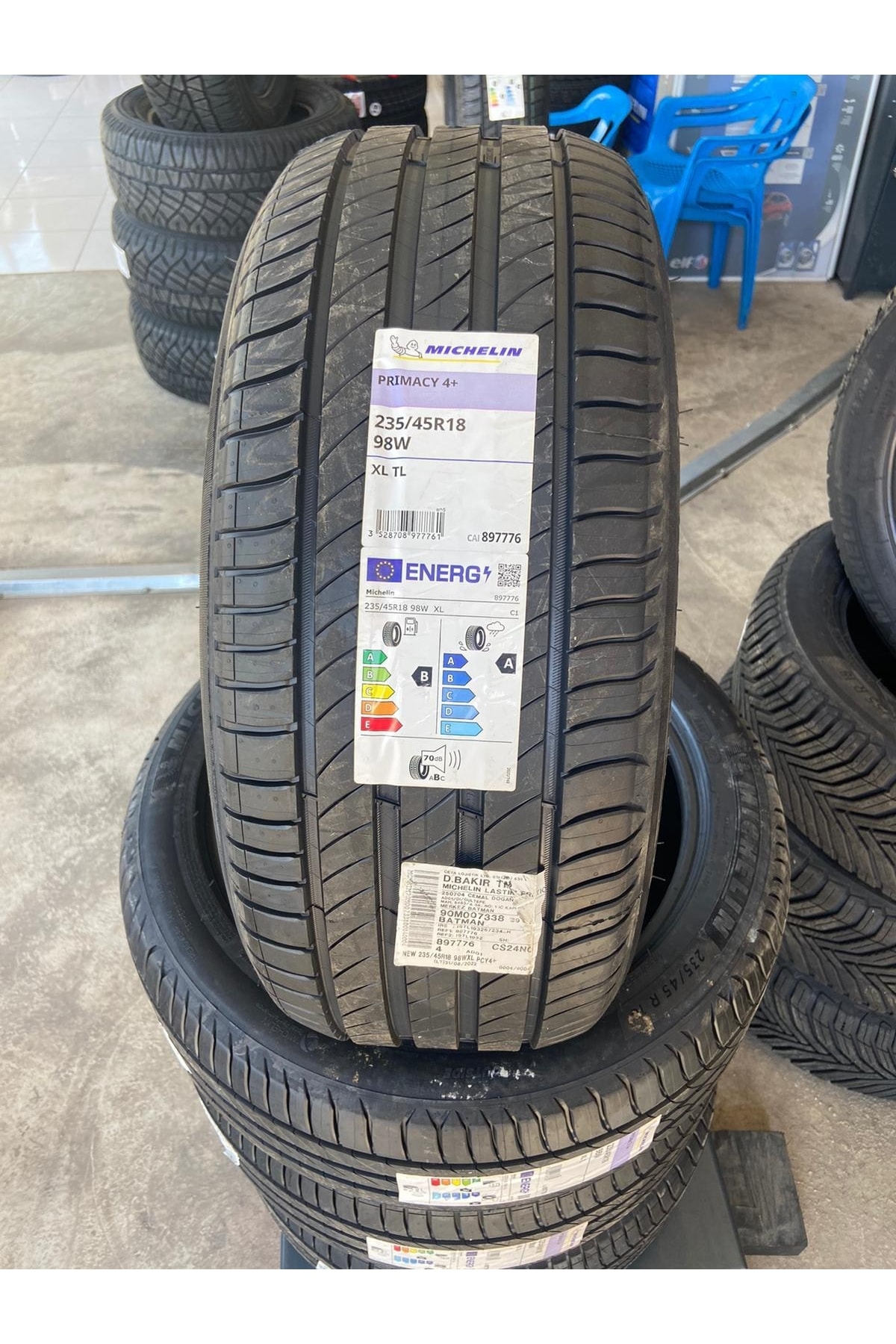 Michelin 235/45r18 98wxl Prmacy4 + (2022 Üretim Tarihli ) Fiyatı ...