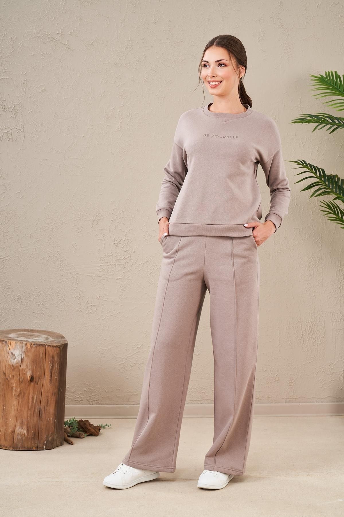 Pjs Pijama 23566 Women's Triple Tracksuit Set - Trendyol