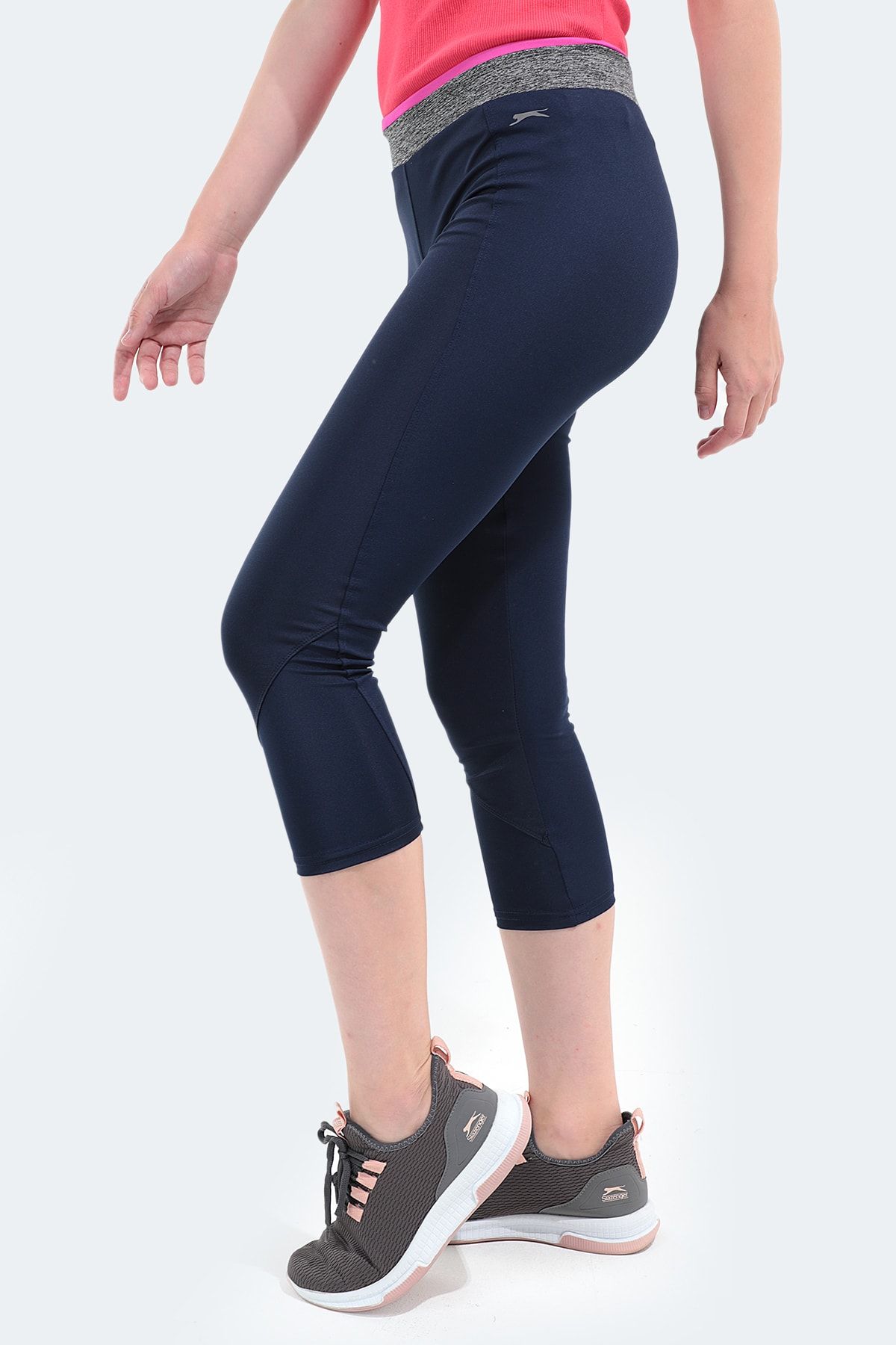 Slazenger Leggings Dunkelblau Mittlerer Bund NW7452