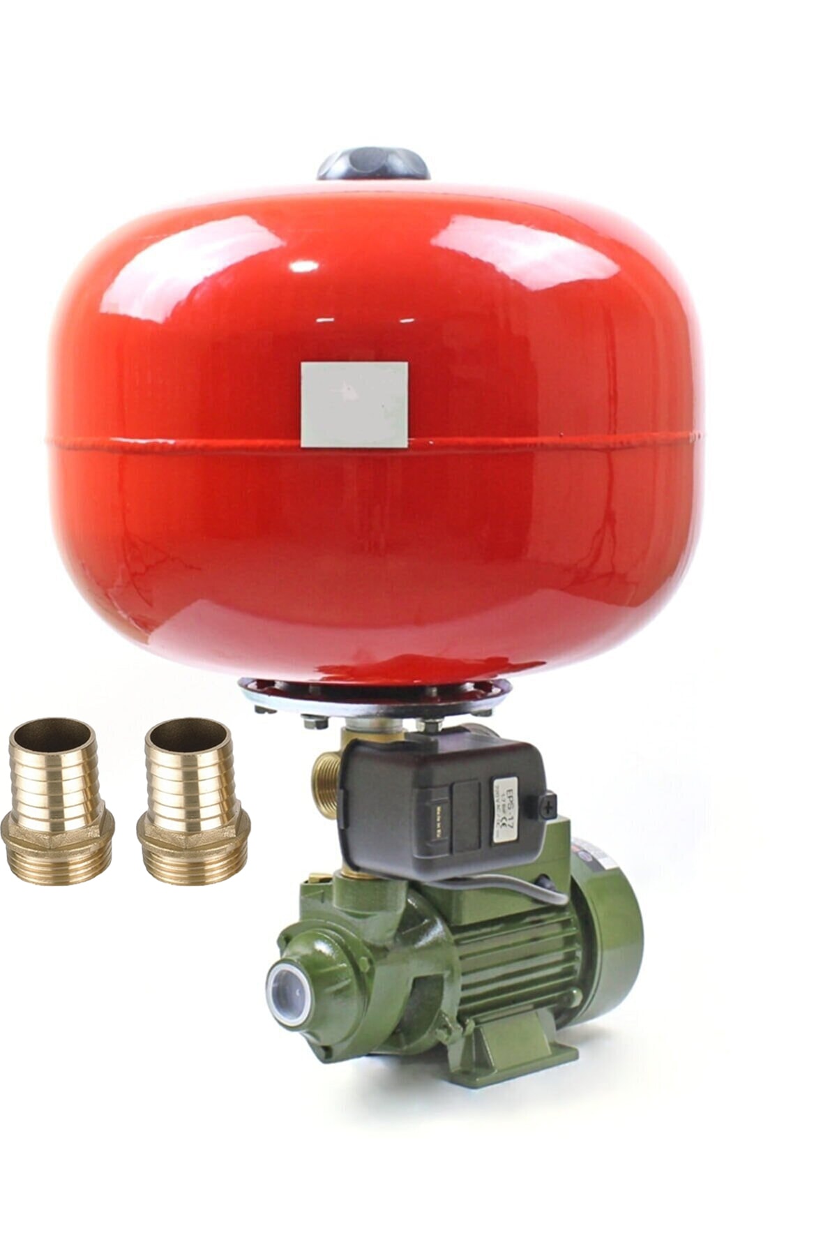 Germany Steel Qb60 0.75 Hp 24 Lt Tank Santrifüj Otomatik Hidrofor Pompa Paket Hidrofor 2 Kat 2 Daire Rekor Takım