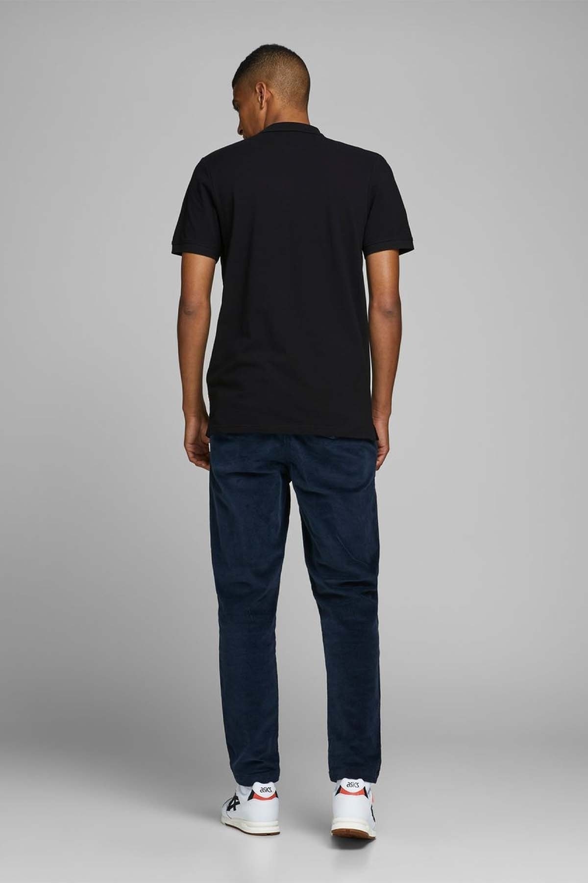 تیشرت Jack & Jones جک اند جونز مردانه یقه جک و جونز 12136516 اورجینال - تصویر 5