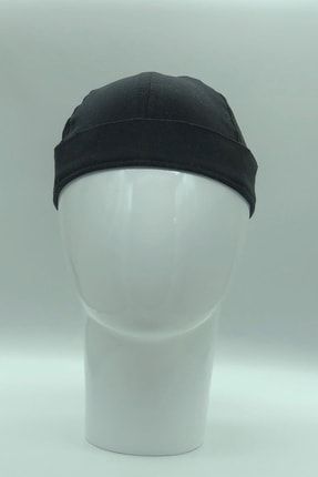 Siyah %100 Pamuk Hip Hop Docker Şapka Katlamalı Cap Kep SKPA100