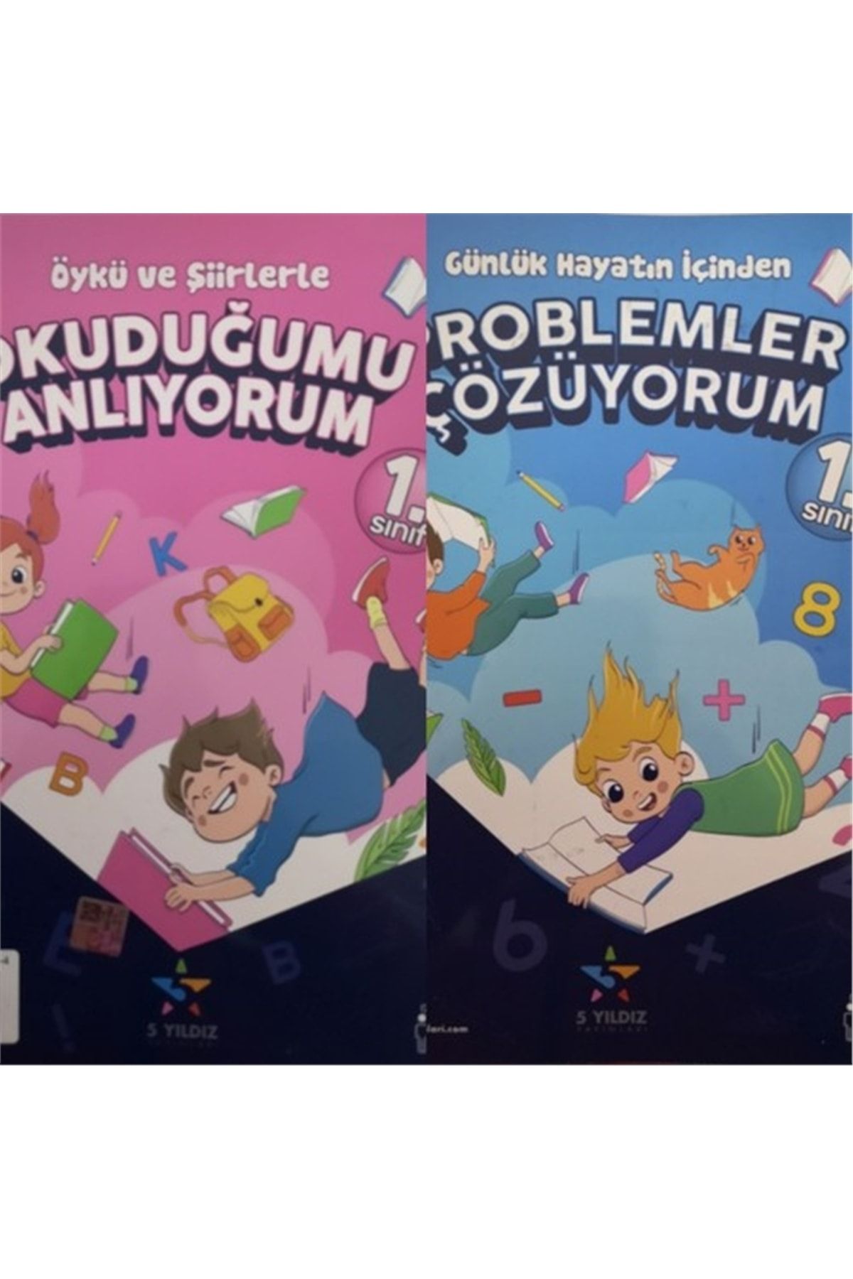 5 yıldız yayınları Beş Yıldız Yayınları Türkçe-matematik Okuduğumu Anlıyorum Problemler Çözüyorum