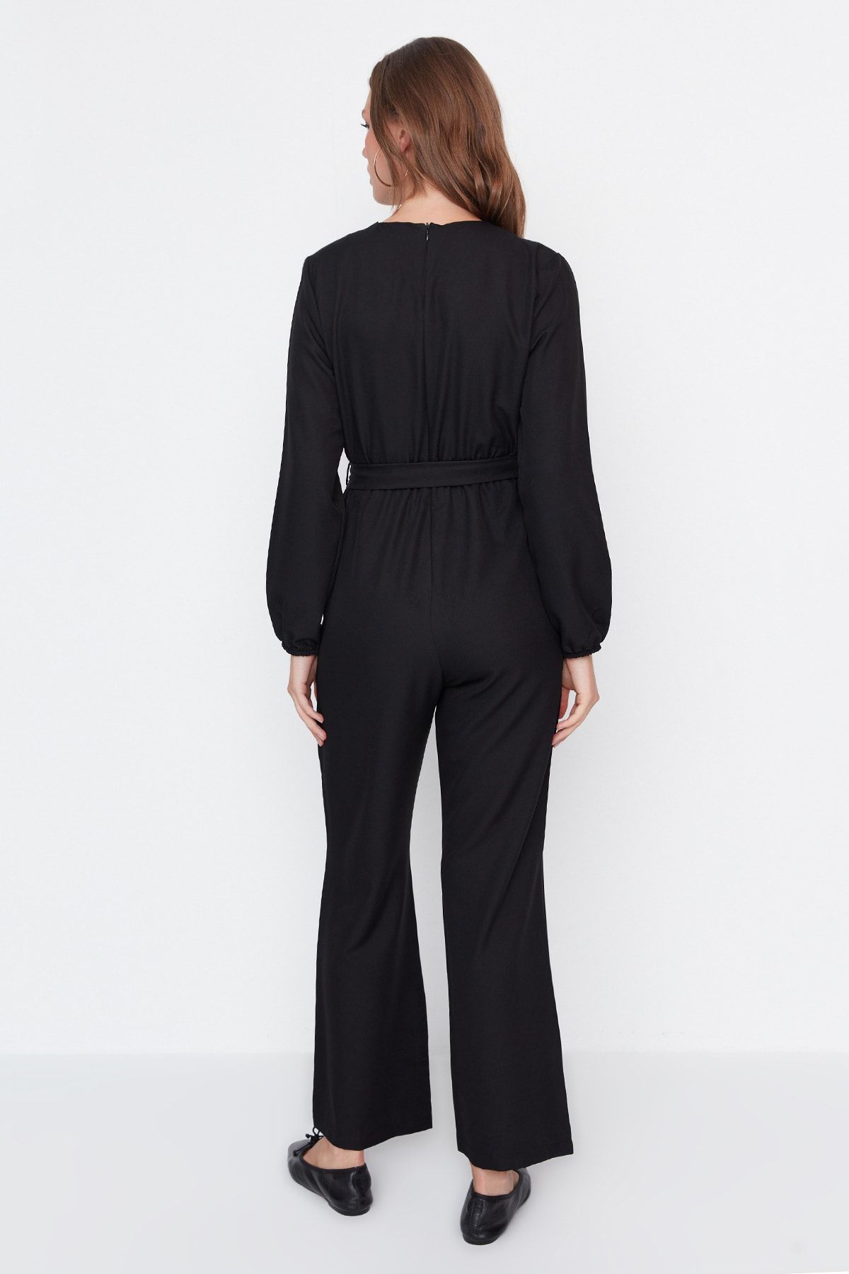 Black tie sales womens jumpsuit