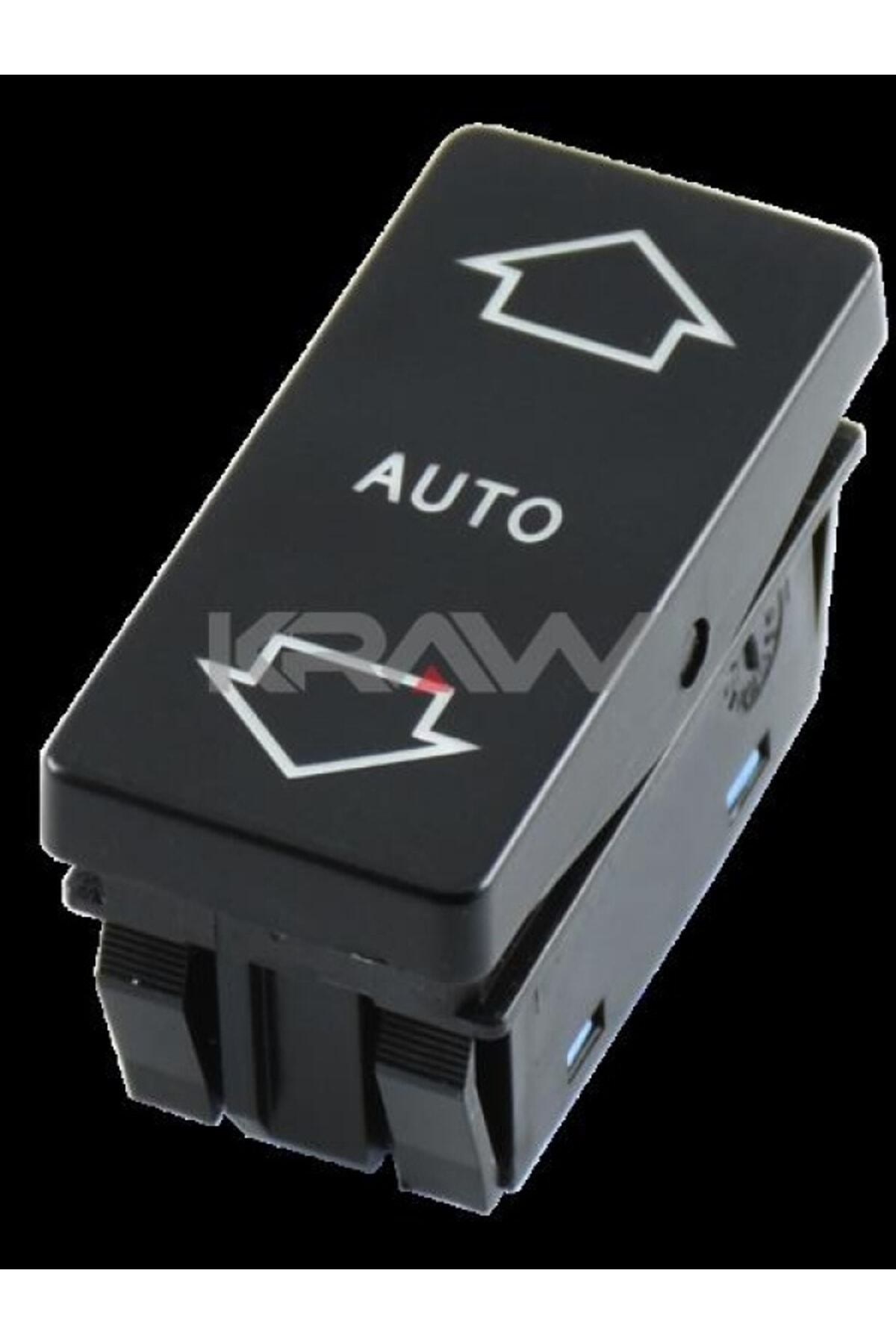 KRAW Cam Kaldırma Anahtarı Peugeot 106 - 405 Sol Teklı Auto - K-an-602