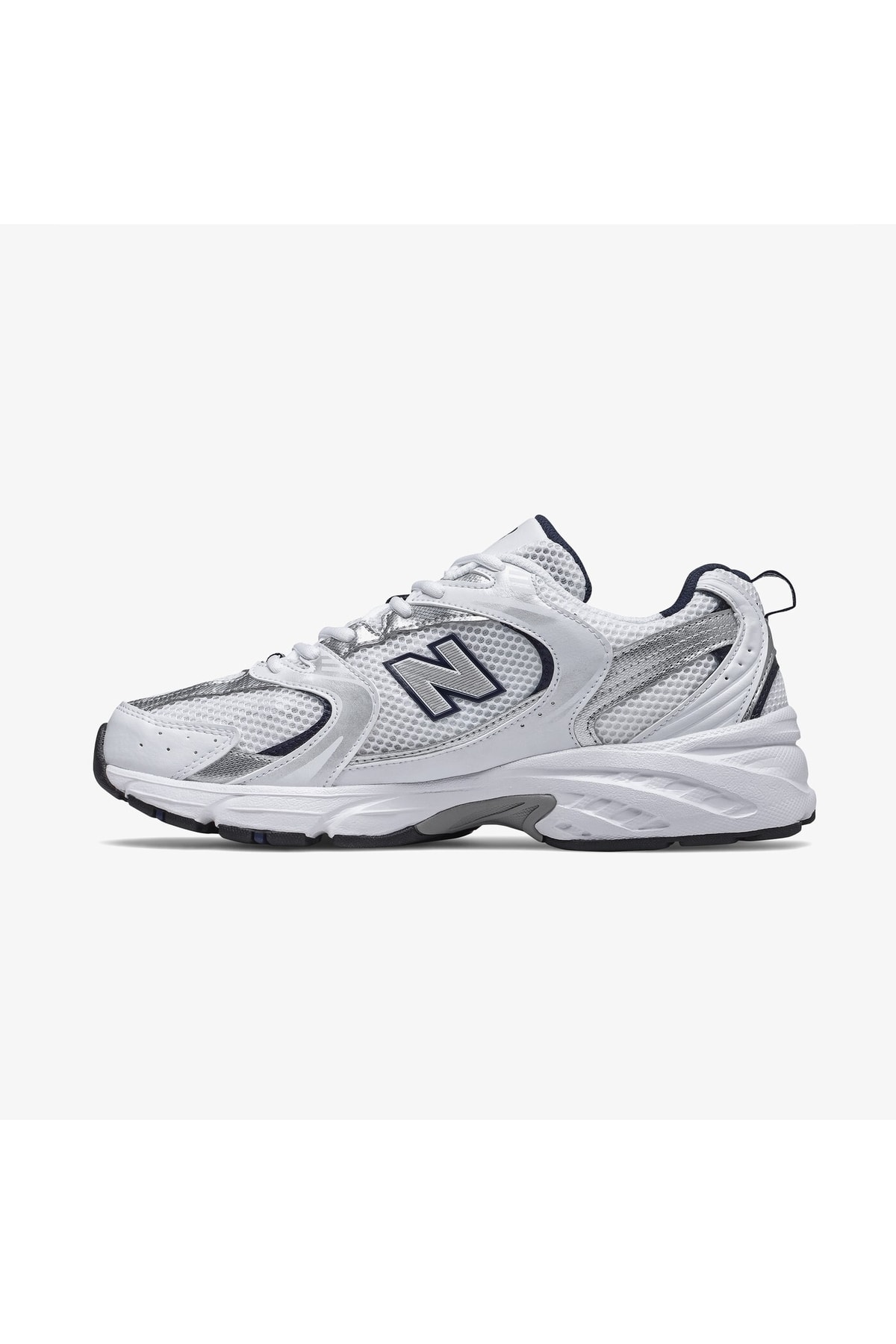 moda ayakkabım Gümüş Beyaz 530 New Balance Unisex Spor Ayakkabı