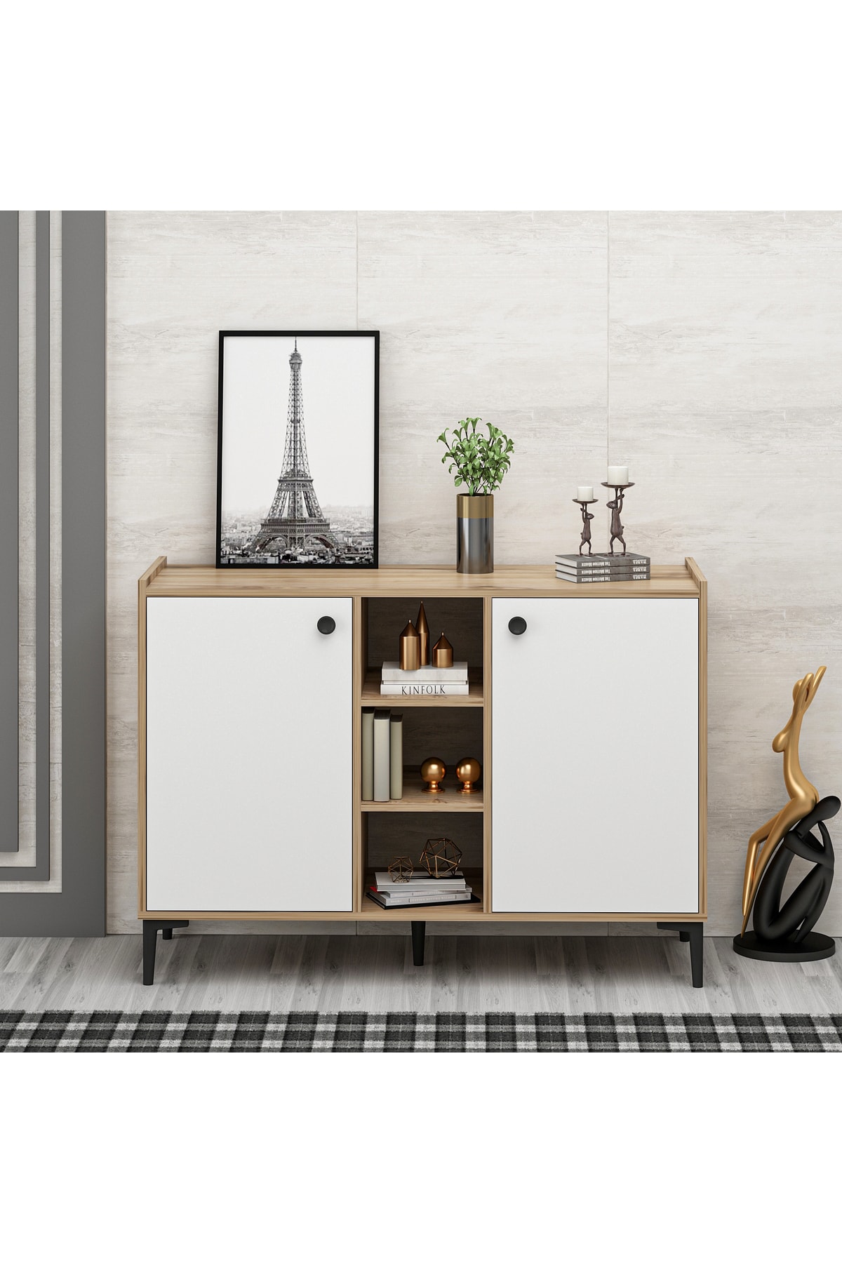 Ida Dekor Lova Console - Multipurpose Cabinet Apprentice - White