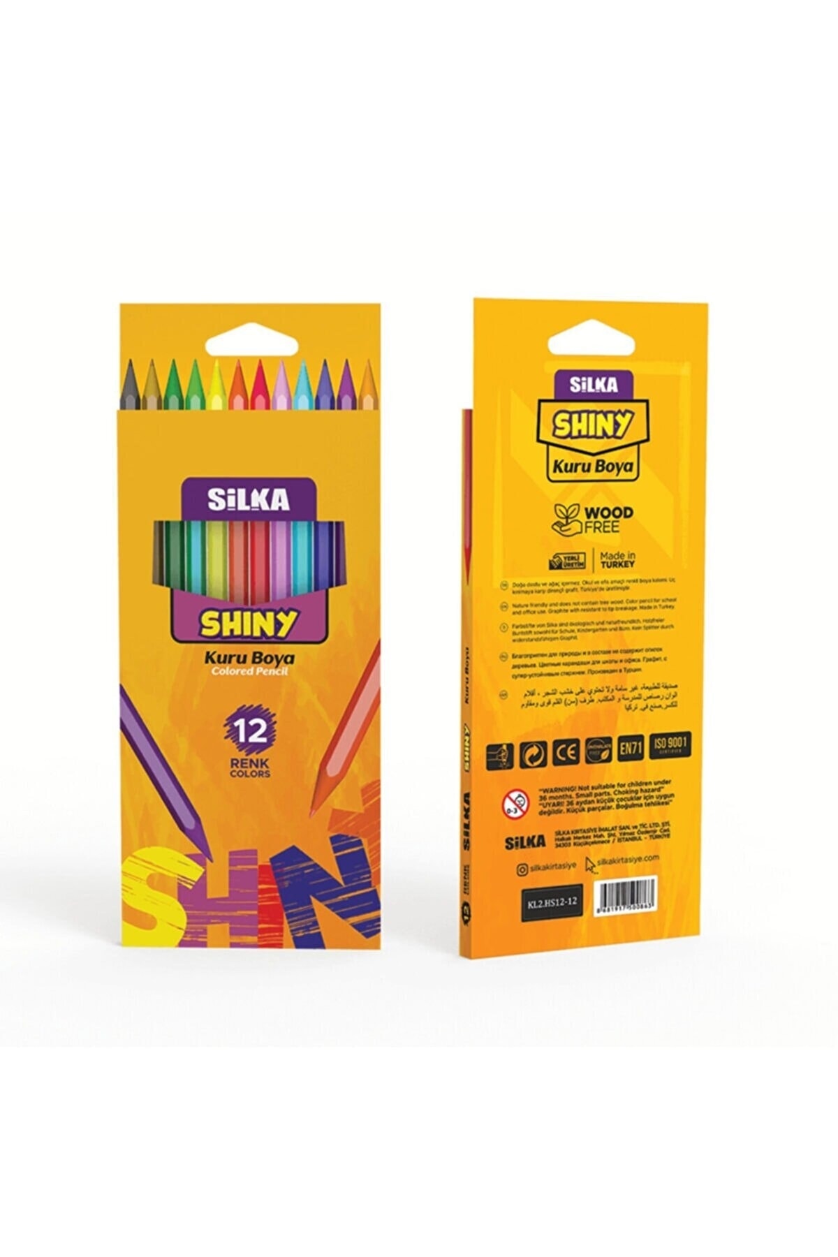 Silka Shıny Kuruboya 12 Renk