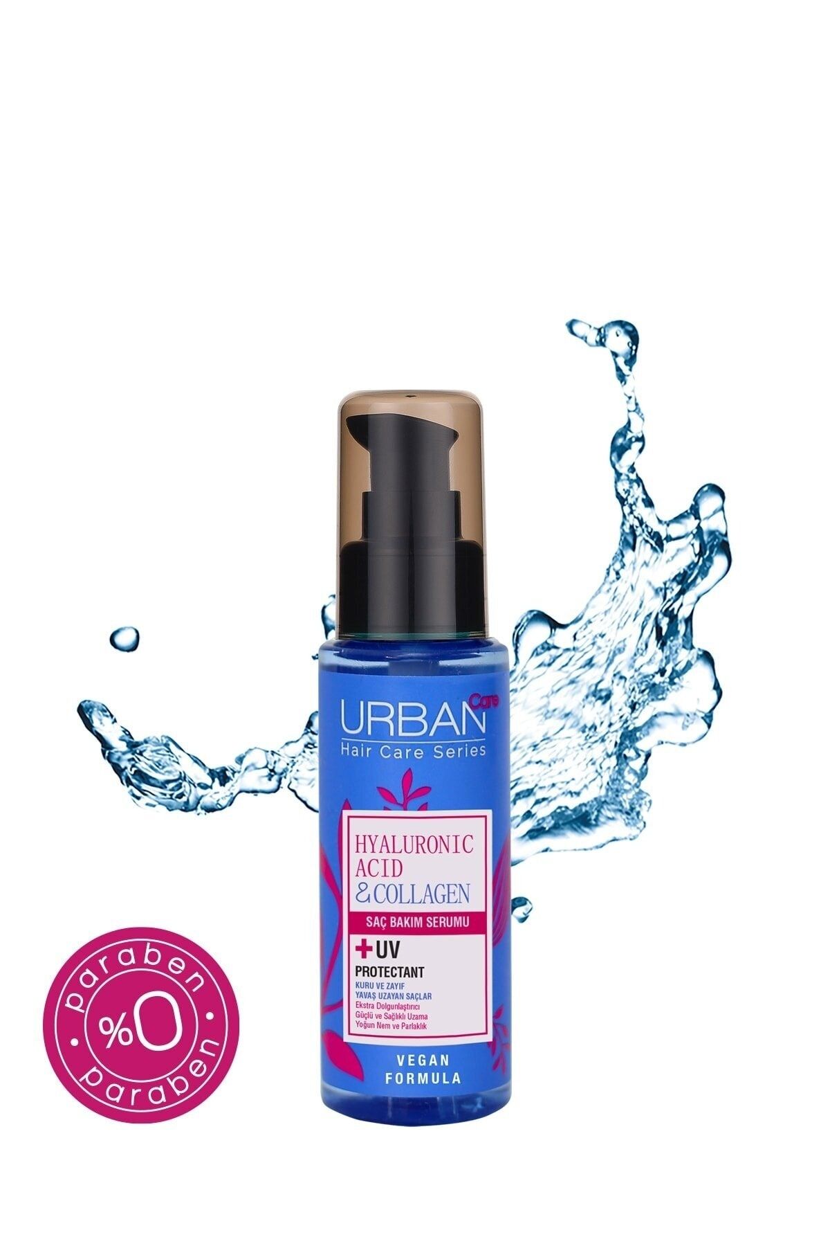 Urban Care-مصل حمض الهيالورونيك والكولاجين - ترطيب وترطيب الشعر 4