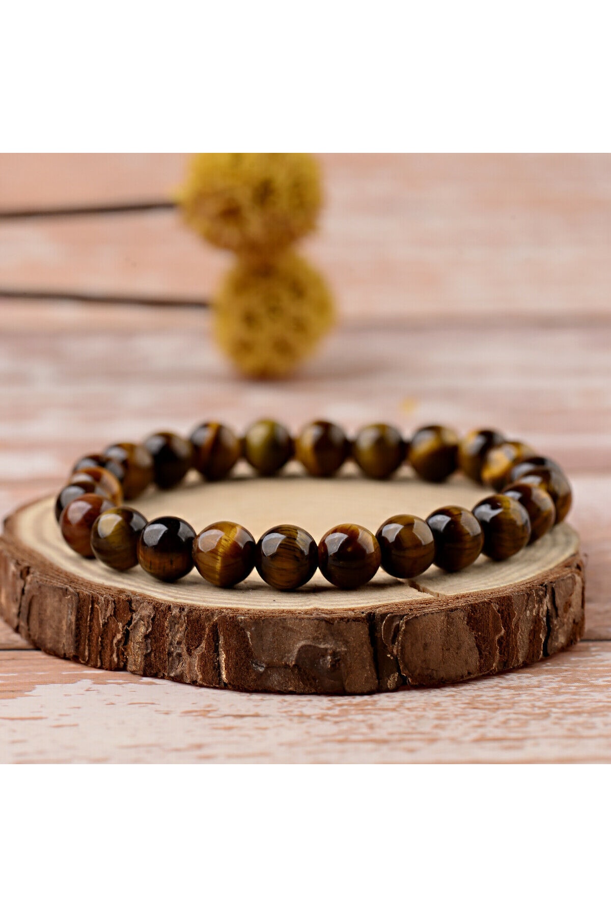 First Class Elegant Tiger Eye Natural Stone Bracelet | Handmade