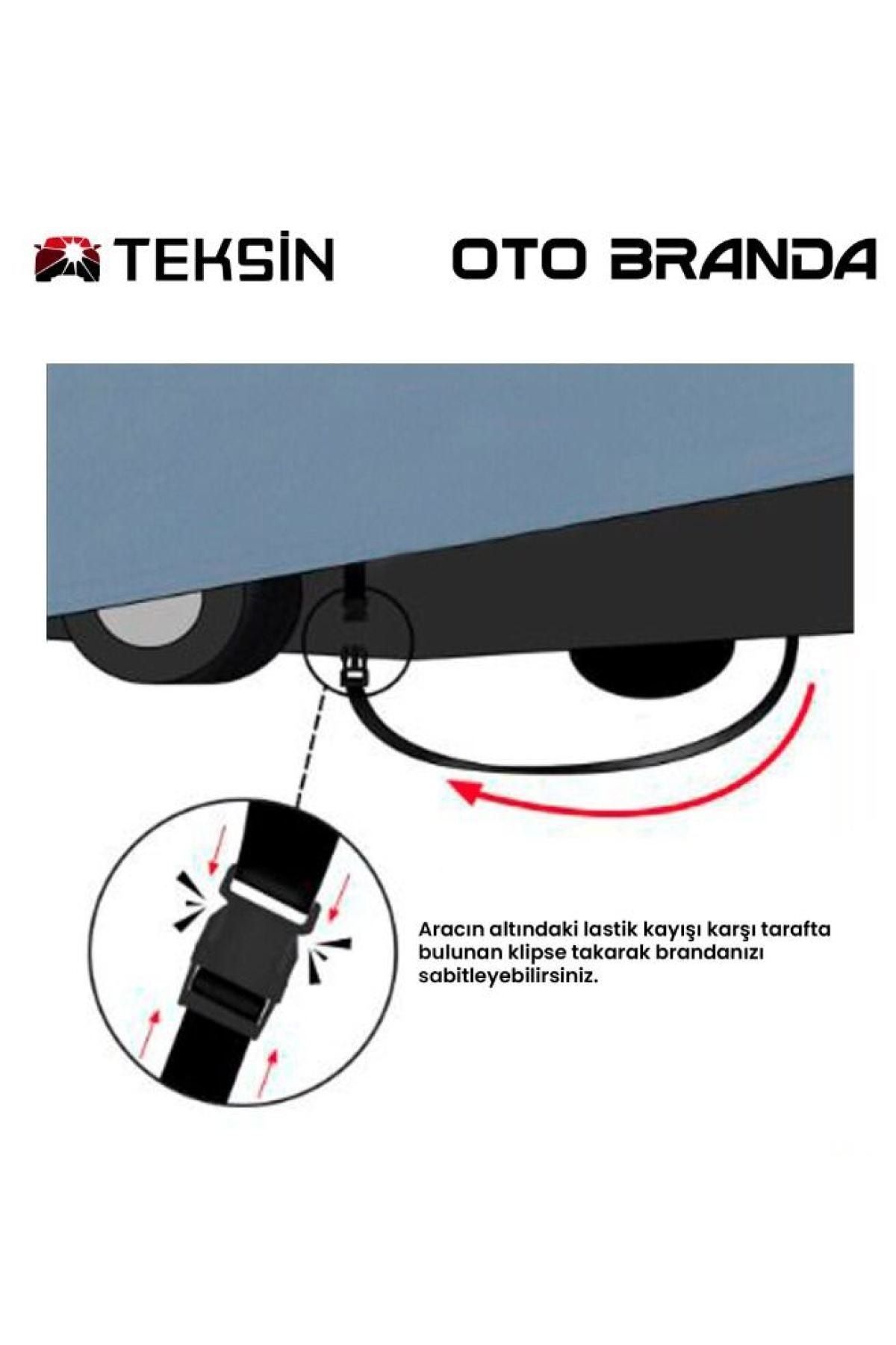 Teksin-Kia Picanto 2 (2011-2017) Car Cover with Miflon Waterproof Car Cover with UV Protector 3