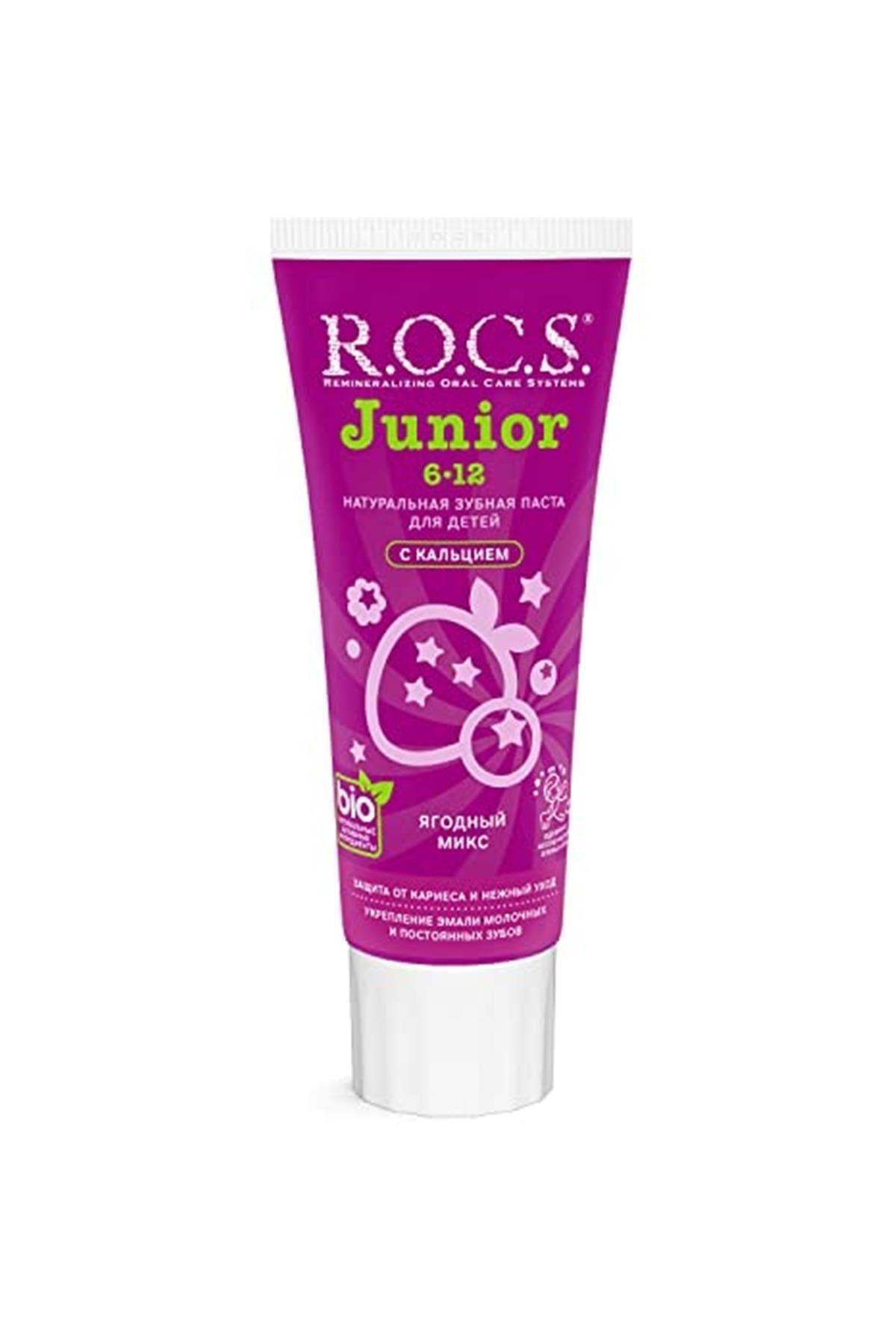 R.O.C.S.-Rocs Junior 6-12 Years Old Toothpaste, Forest Fruit, 60 Gr 2