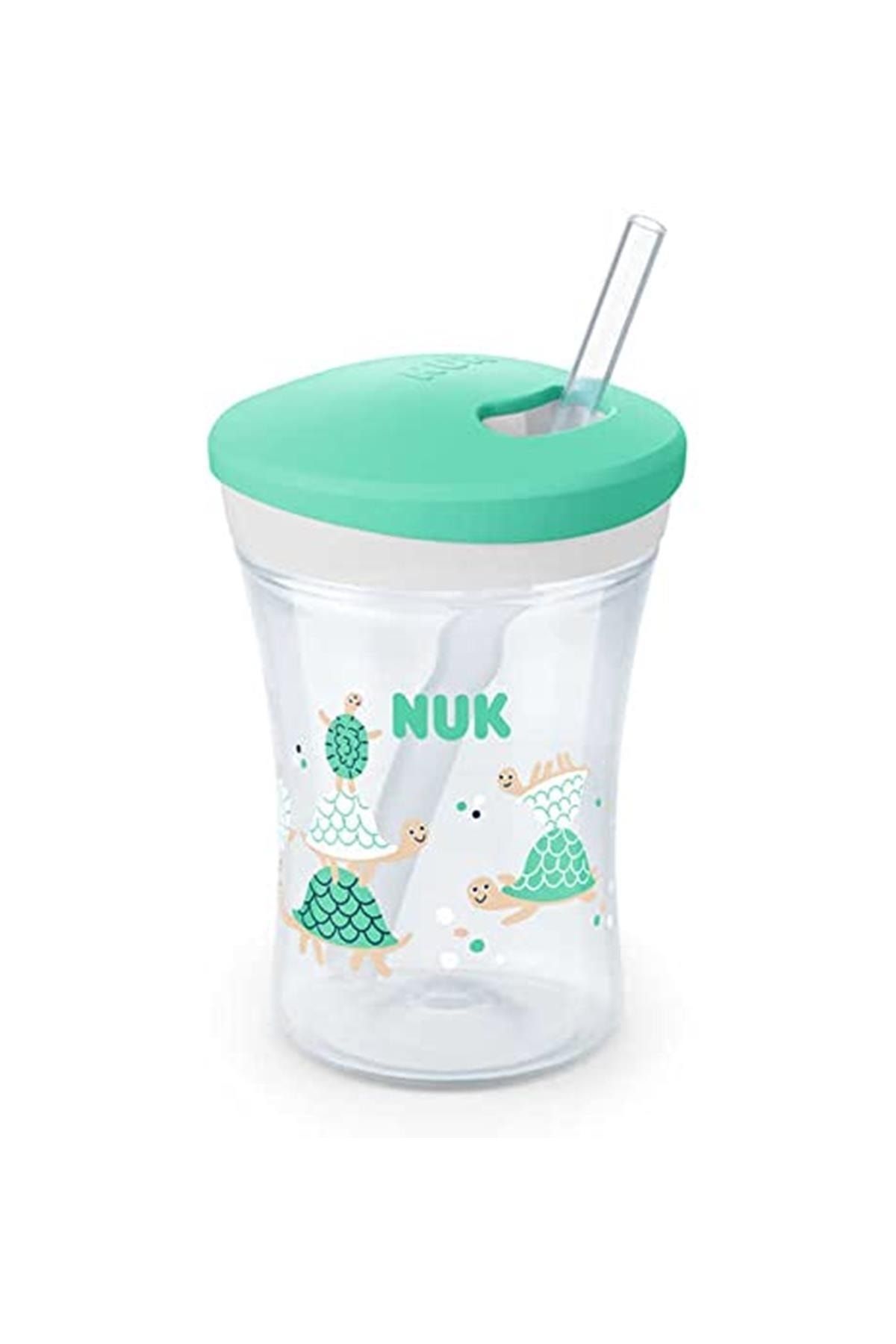 Nuk Yeni Action Cup Evo Damlatmaz Bardak Suluk 230ml Yeşil
