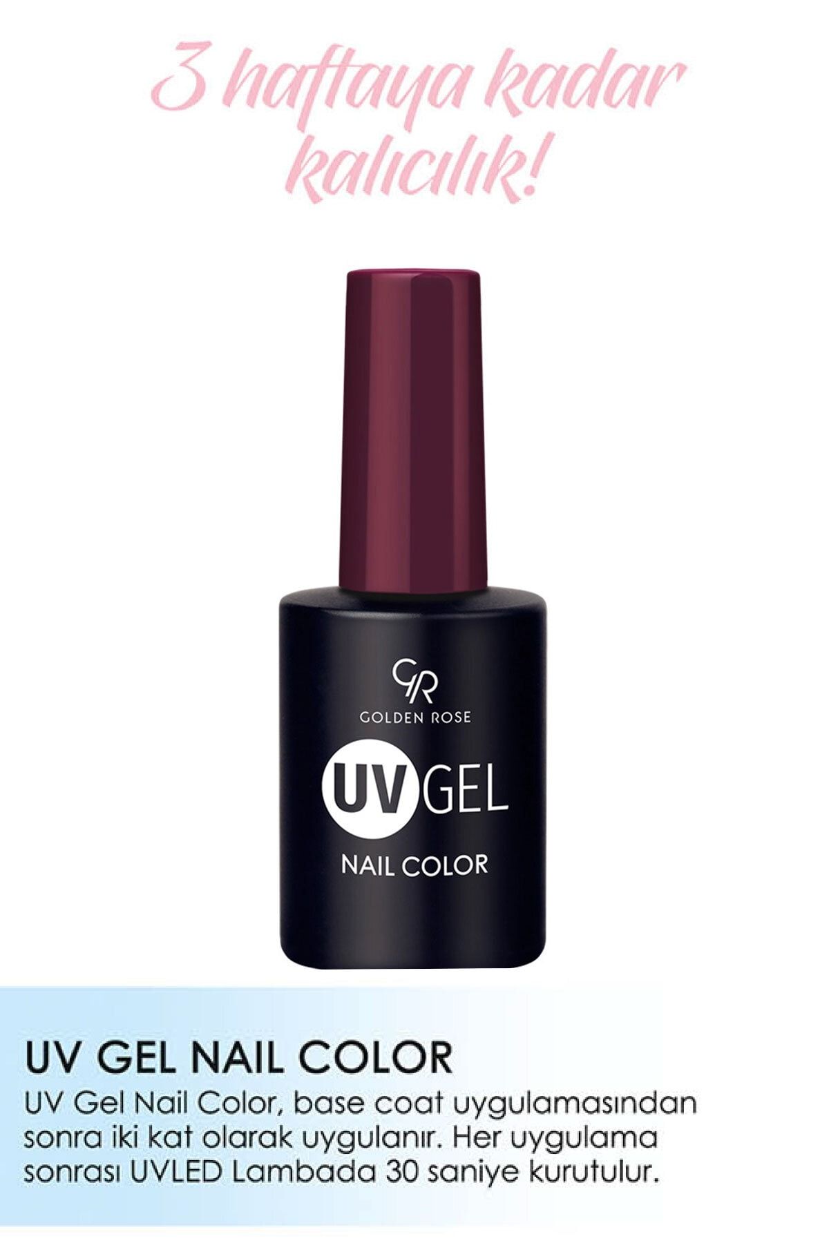Golden Rose-Uvgel Nail Color - Nail Polish 130 Model Permanent 1