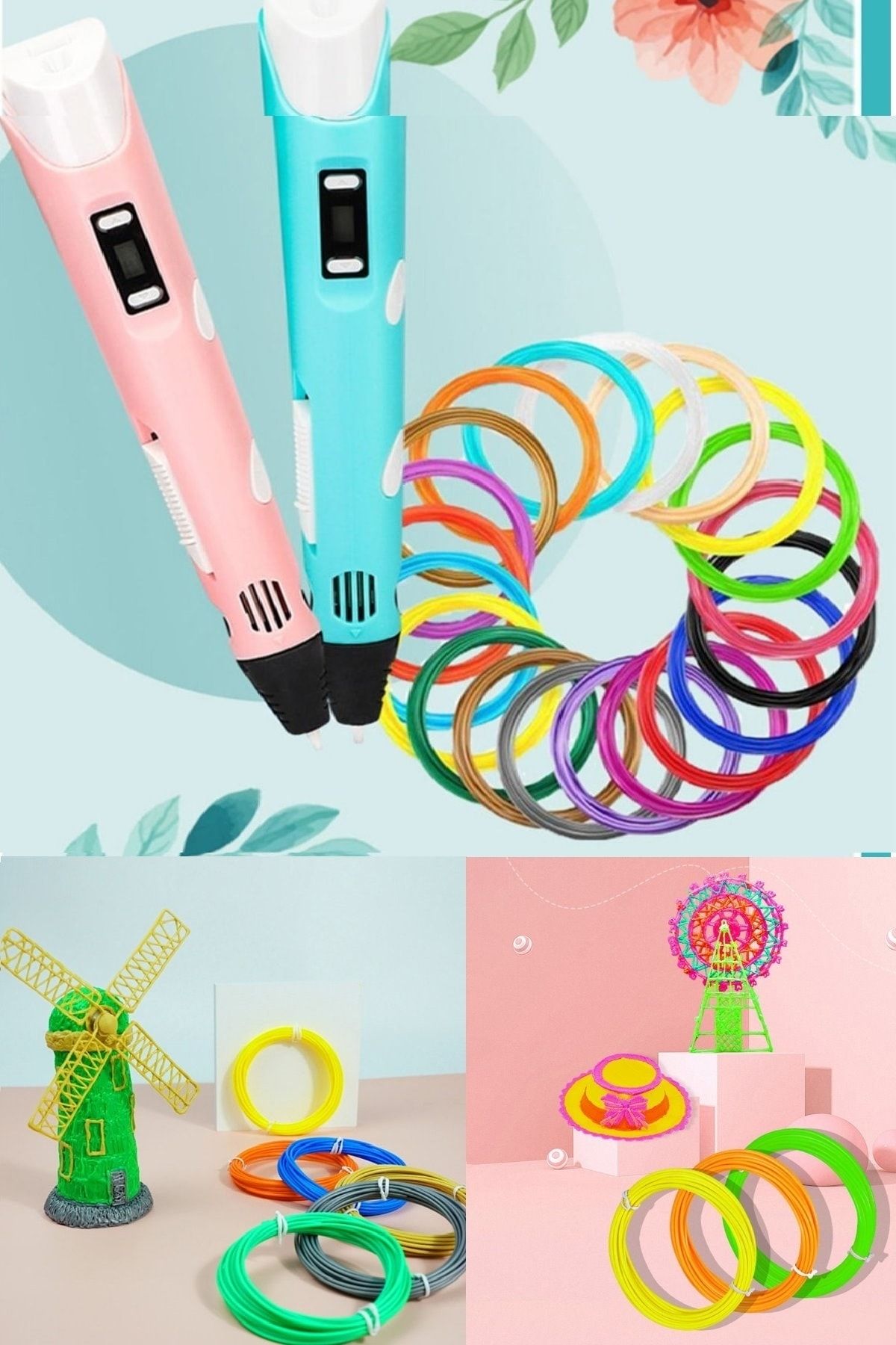 Midday-3D Printer Pen That You Can Build 3D Structure 3D Printer Can Be Used in Hobbies and Projects 1