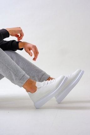 Erkek Tarz Casual Sneaker Günlük Spor Bez Ayakkabı -beyaz P2221S5956