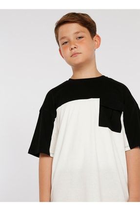 Limon Desenli Siyah Erkek Çocuk T-shirt Block Boy<br / 5002802649