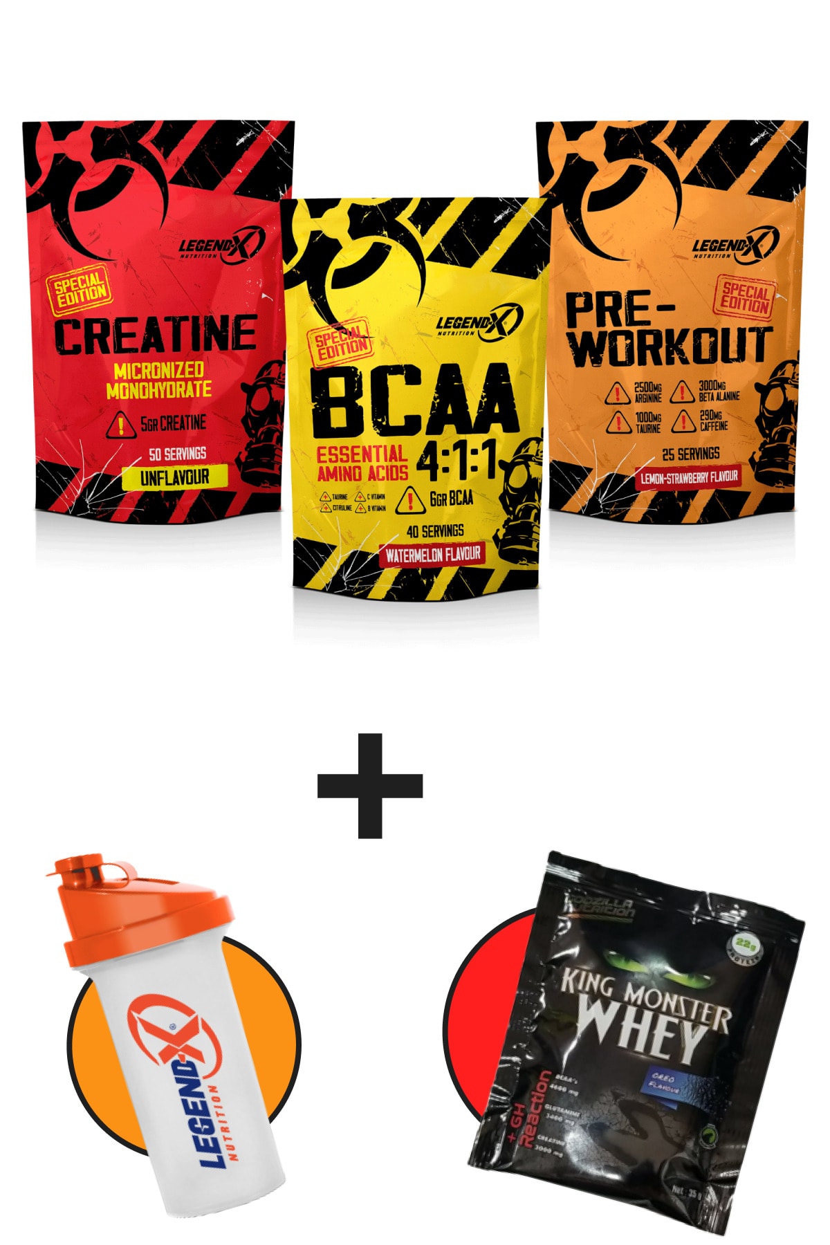 LEGEND-X Nutrition Pro Amino Asit Kombinasyon Paketi